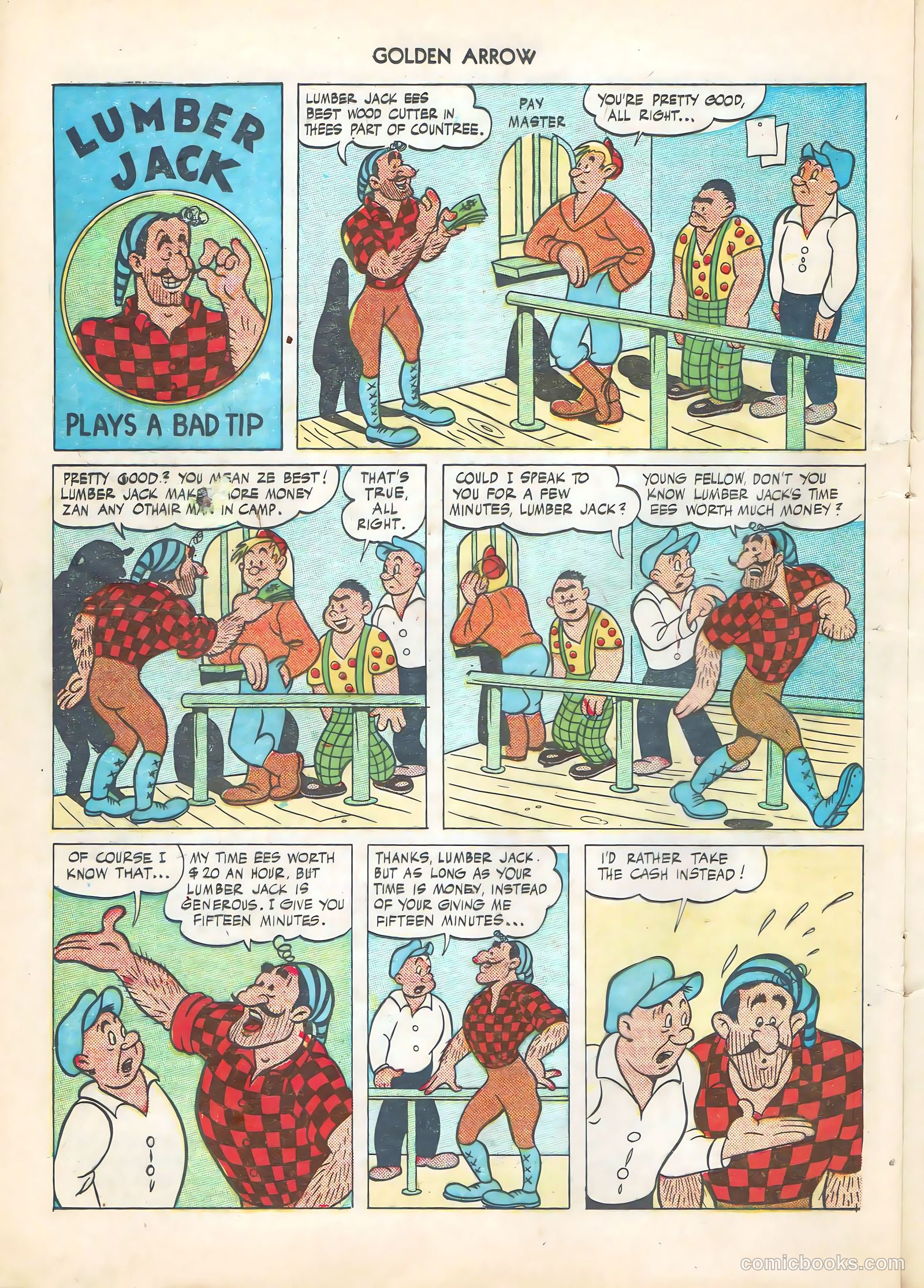Golden Arrow #4 (1946) — page 20 of 37