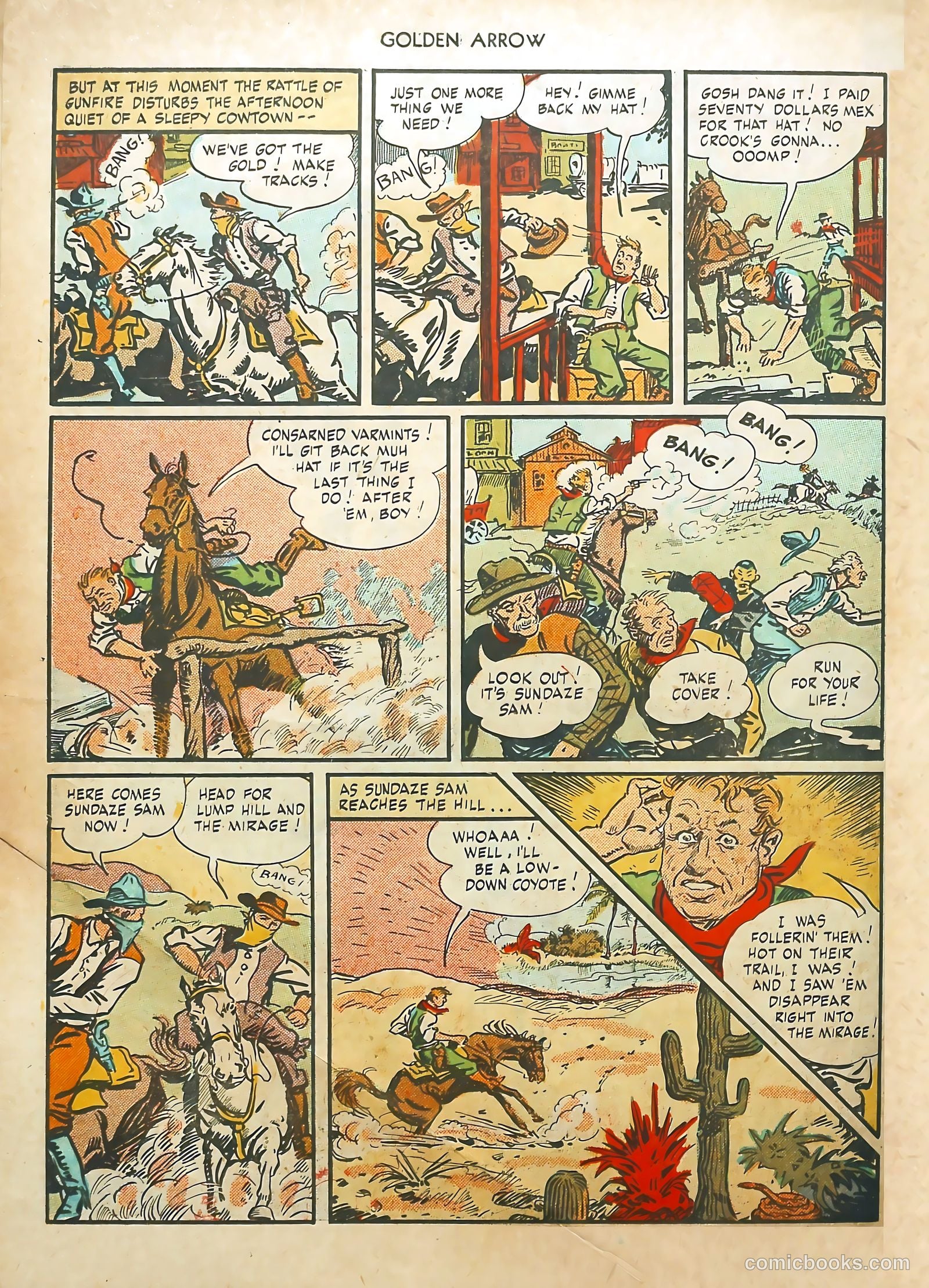 Golden Arrow #4 (1946) — page 22 of 37