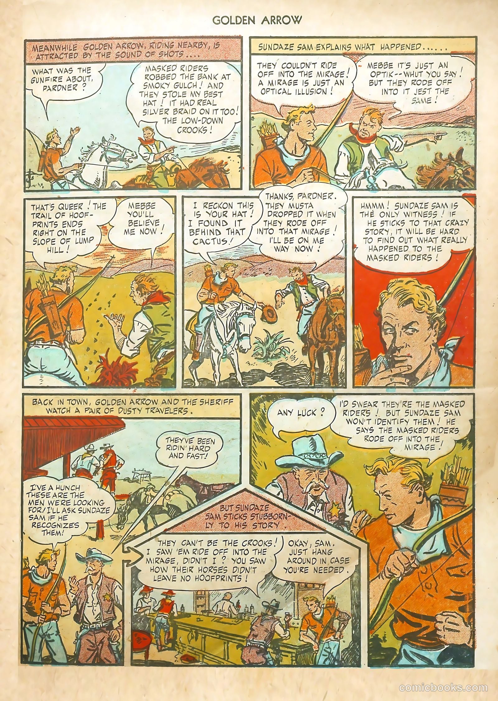 Golden Arrow #4 (1946) — page 23 of 37