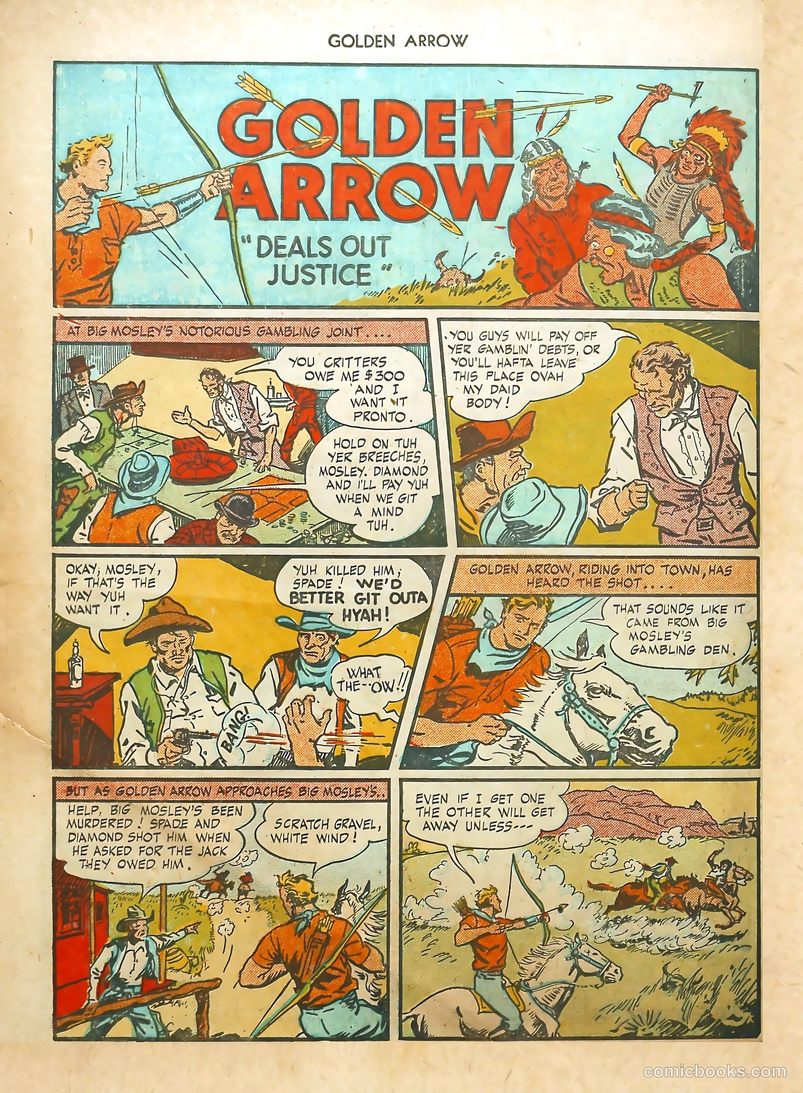 Golden Arrow #4 (1946) — page 30 of 37