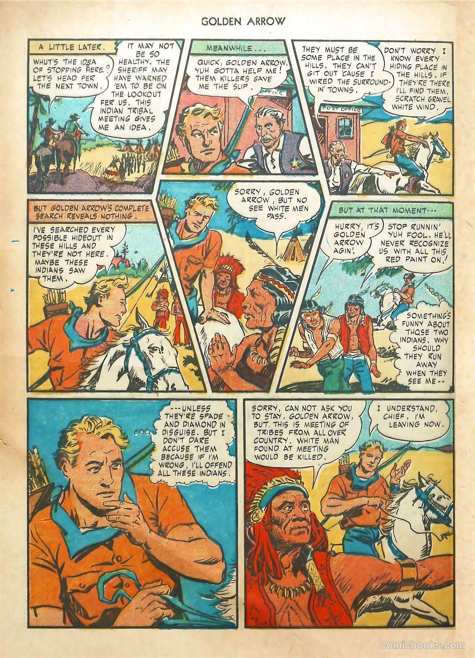 Golden Arrow #4 (1946) — page 32 of 37