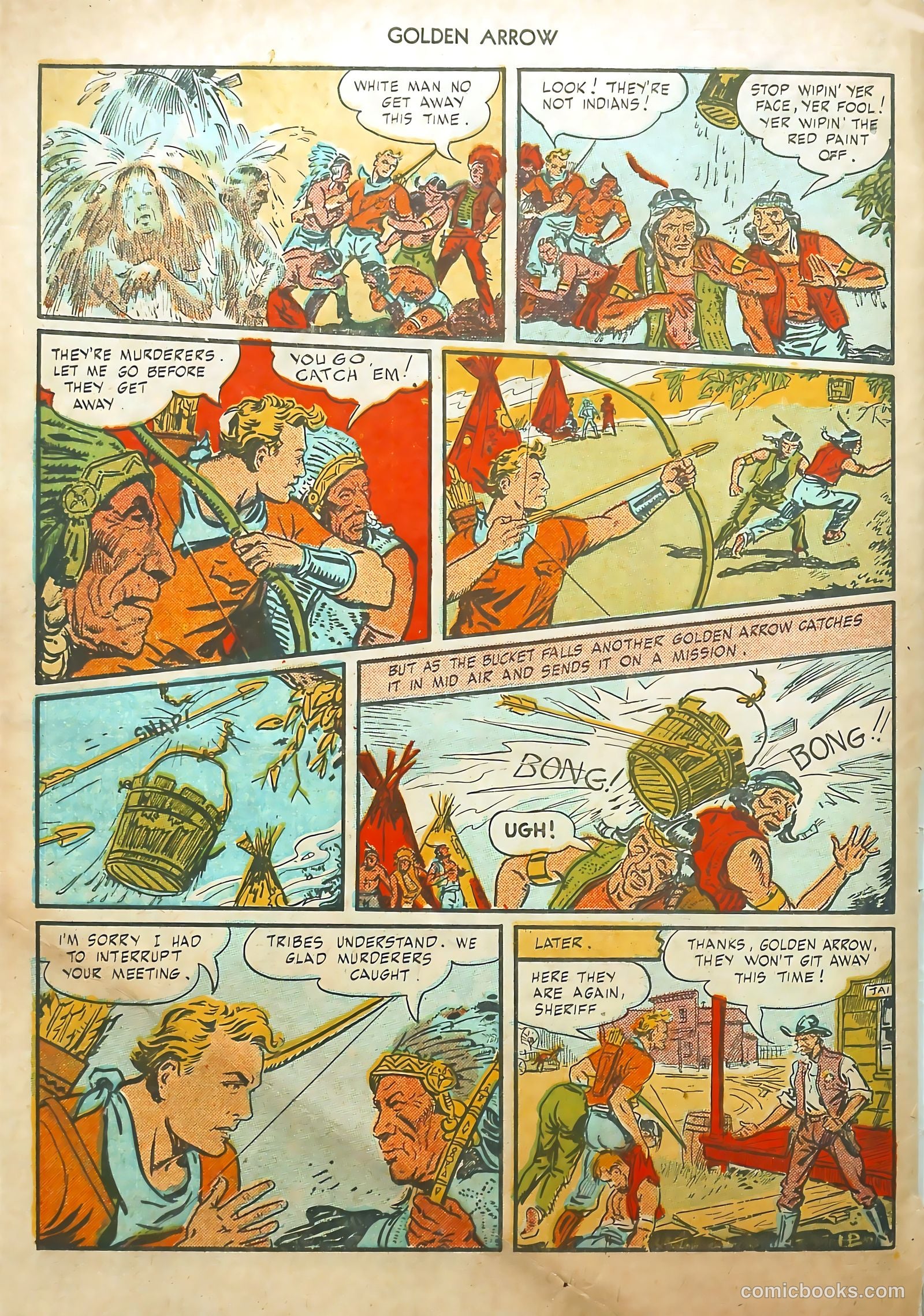 Golden Arrow #4 (1946) — page 34 of 37
