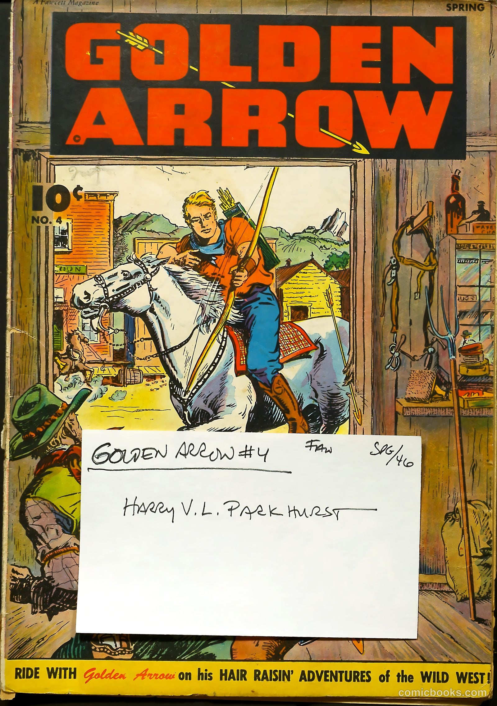 Golden Arrow #4 (1946) — page 37 of 37