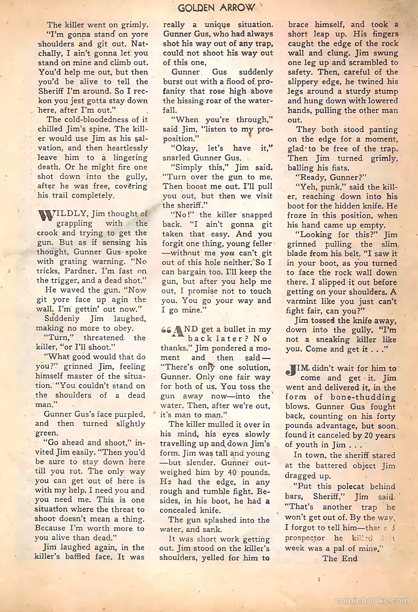 Golden Arrow #5 (1946) — page 27 of 52