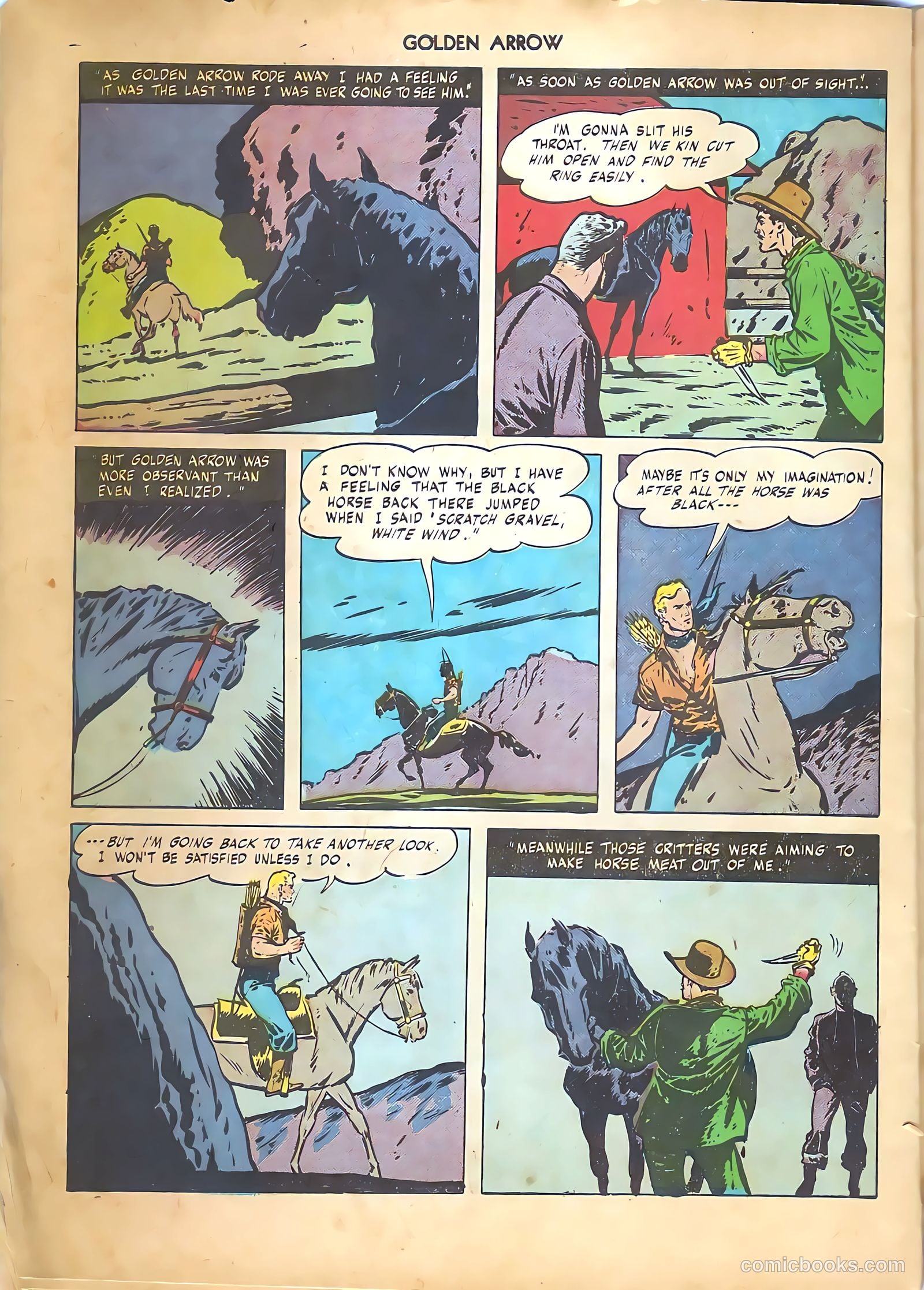 Golden Arrow #5 (1946) — page 48 of 52