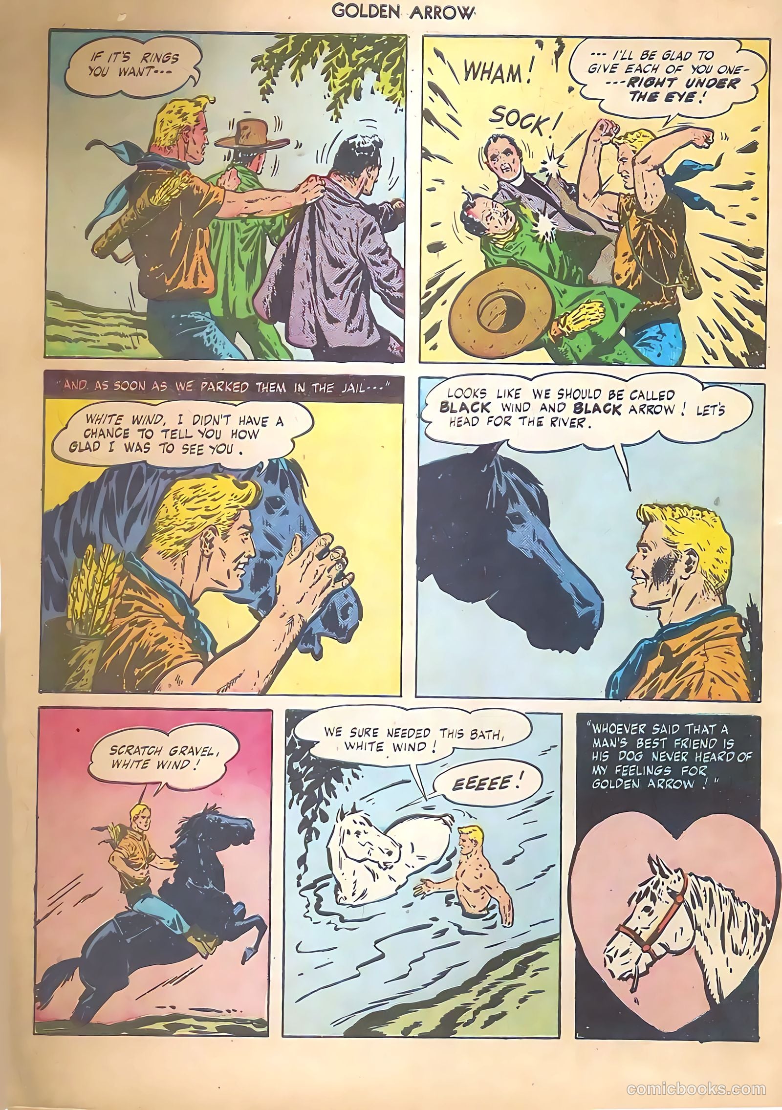 Golden Arrow #5 (1946) — page 50 of 52