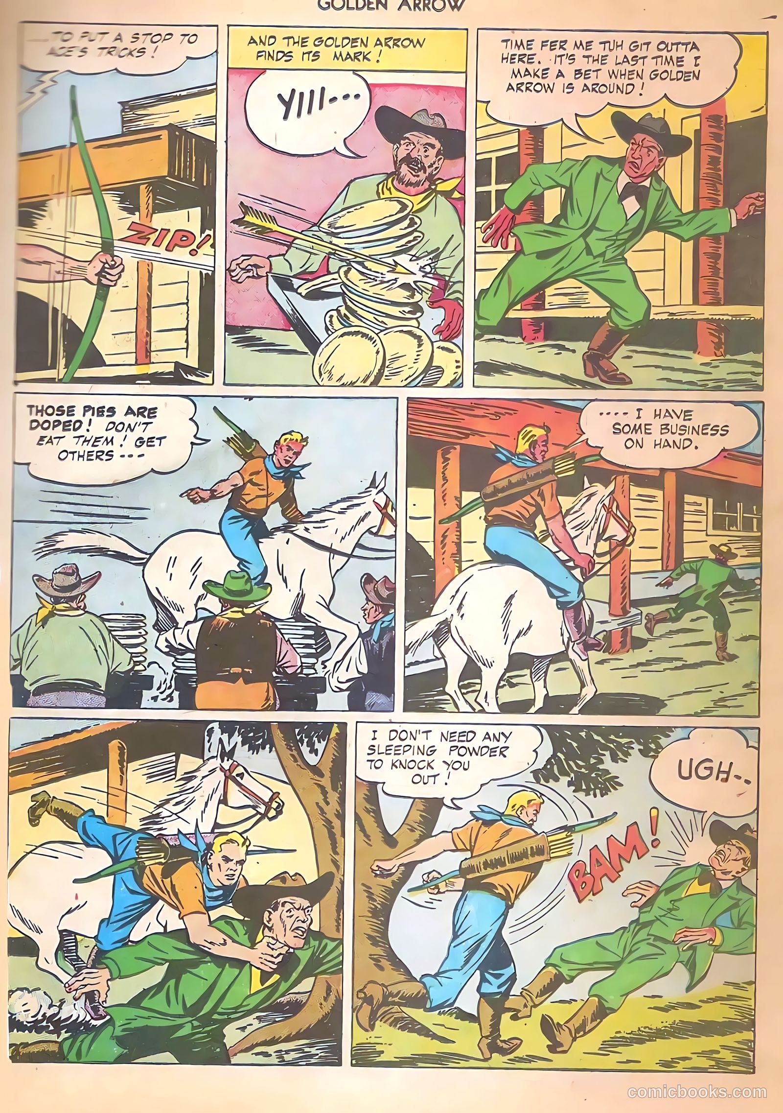 Golden Arrow #5 (1946) — page 35 of 52