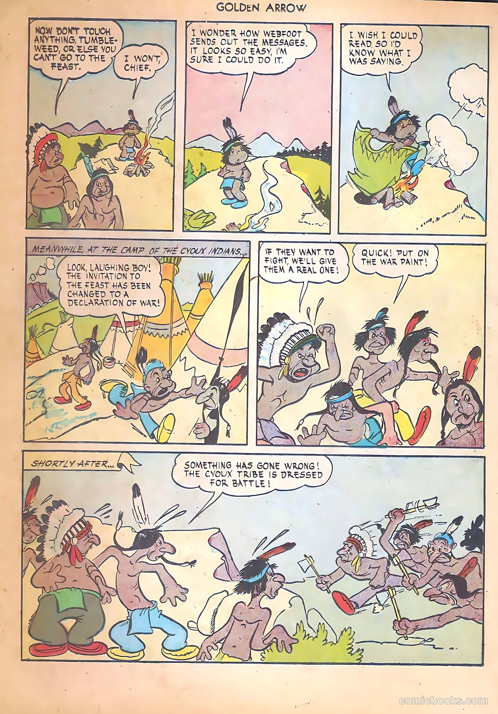 Golden Arrow #5 (1946) — page 38 of 52