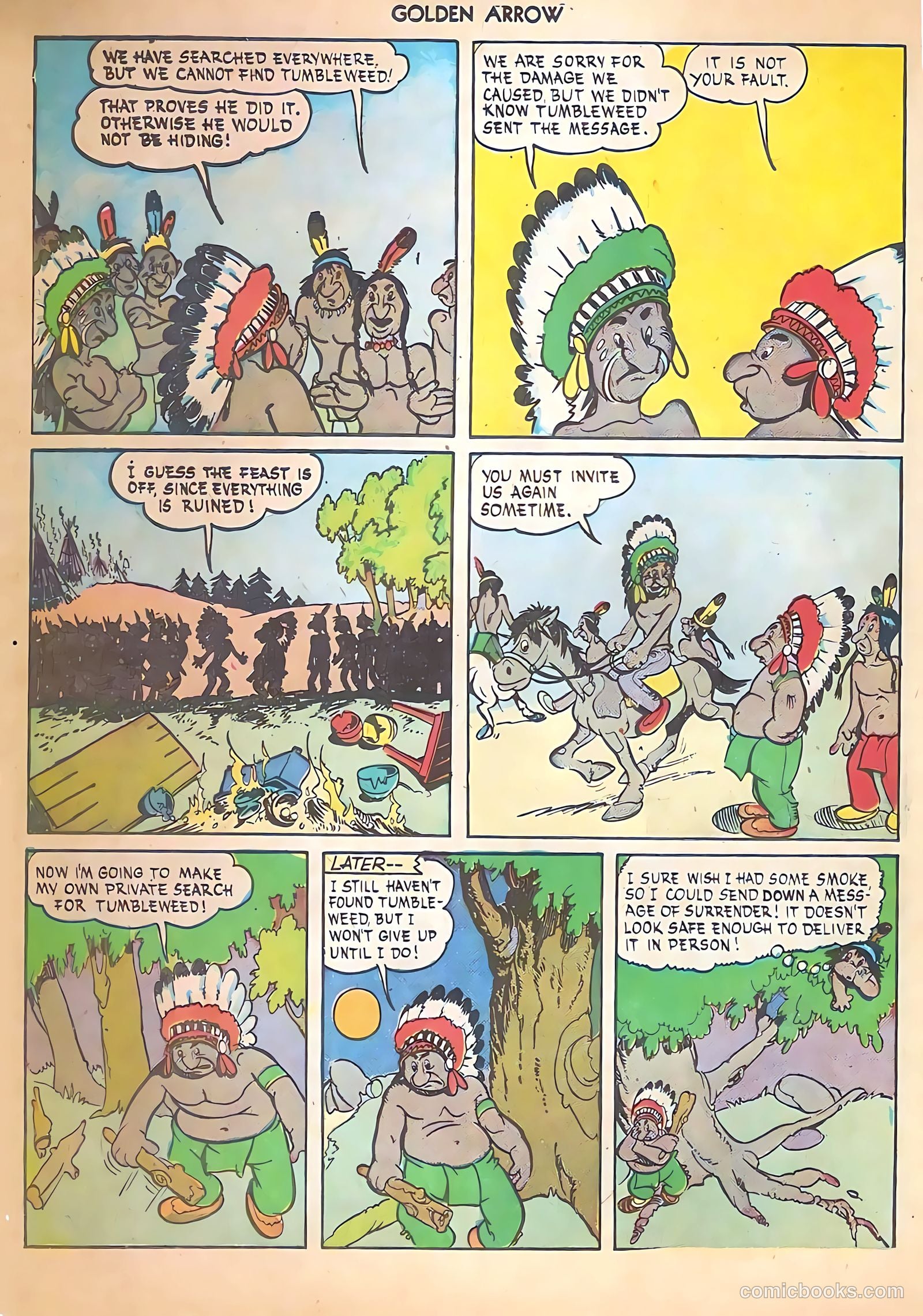 Golden Arrow #5 (1946) — page 40 of 52