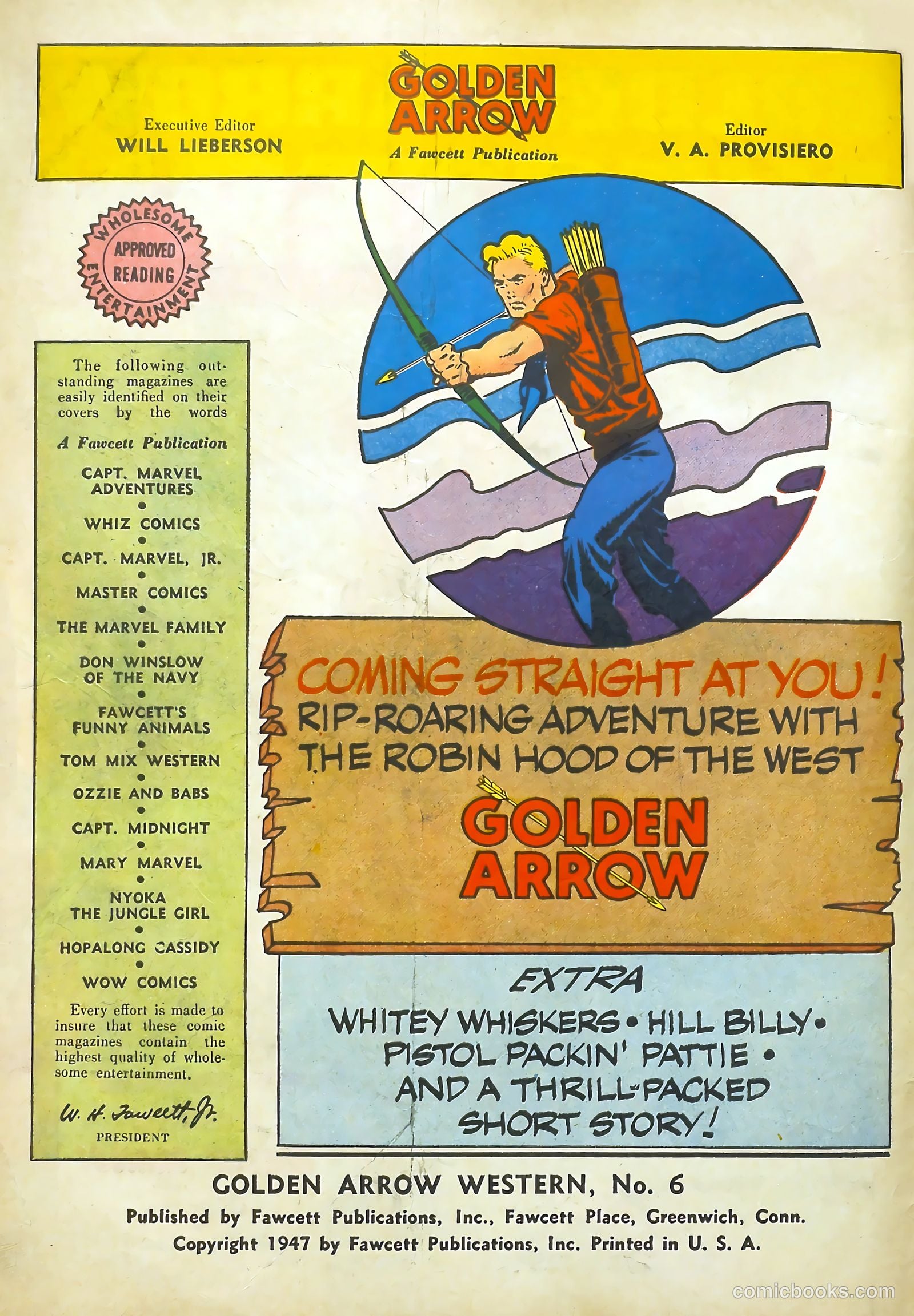 Golden Arrow #6 (1947) — page 2 of 37