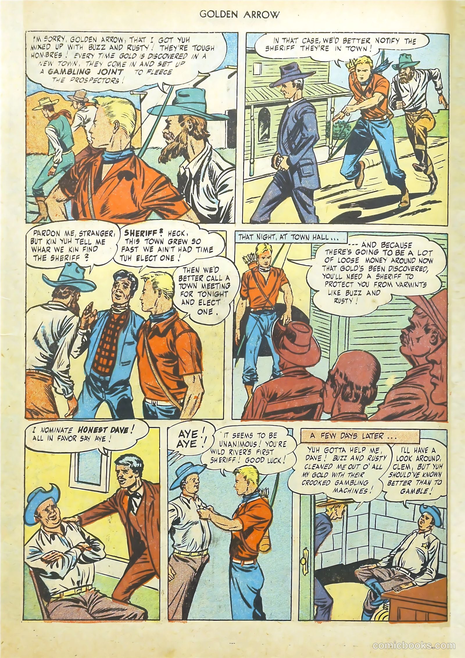 Golden Arrow #6 (1947) — page 6 of 37