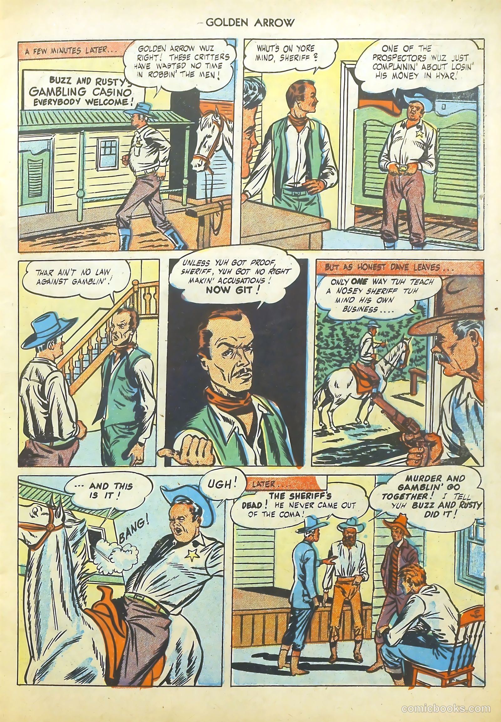 Golden Arrow #6 (1947) — page 7 of 37