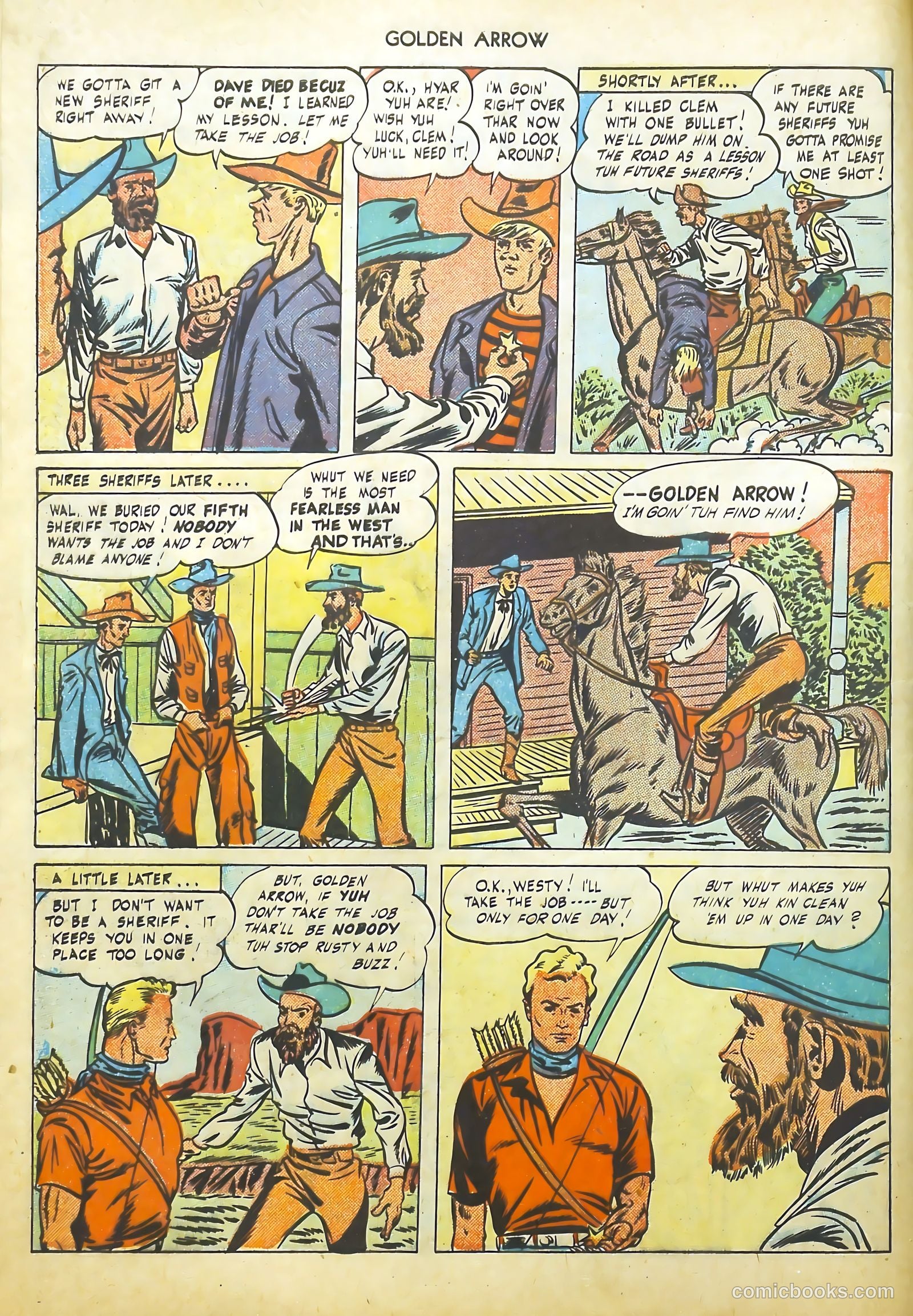 Golden Arrow #6 (1947) — page 8 of 37