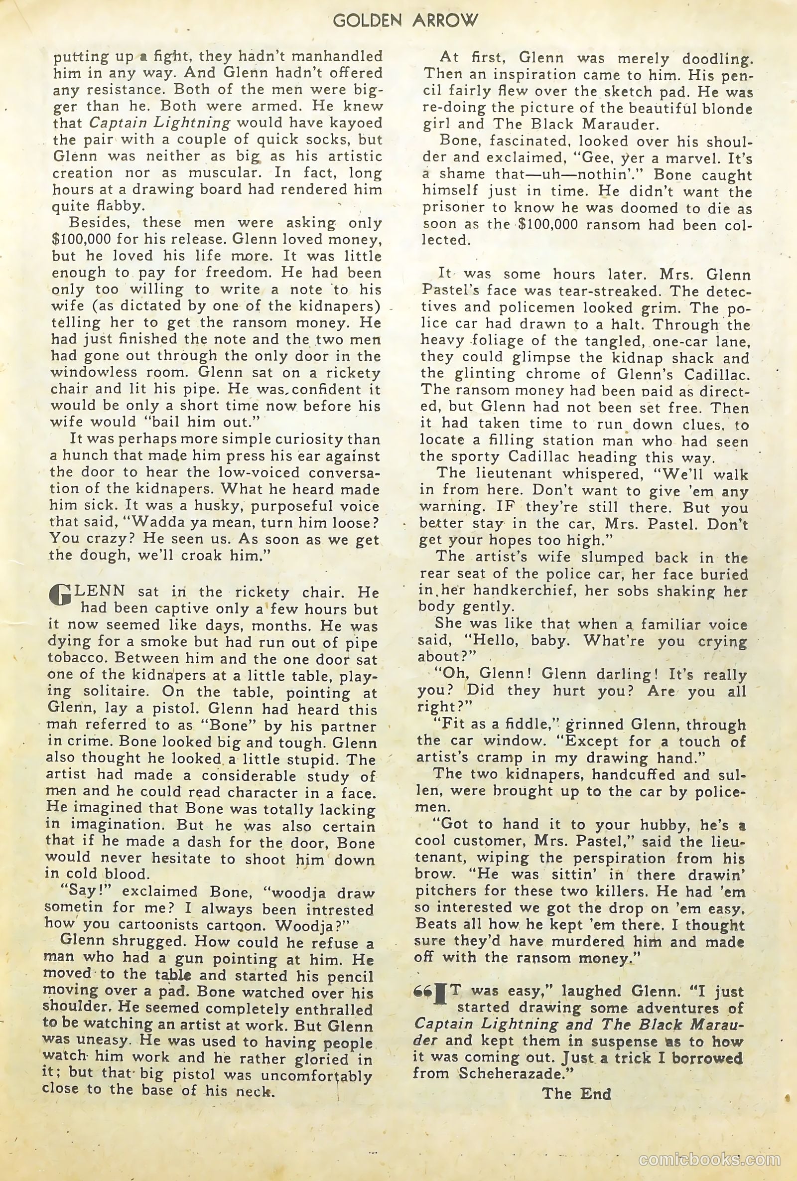 Golden Arrow #6 (1947) — page 17 of 37