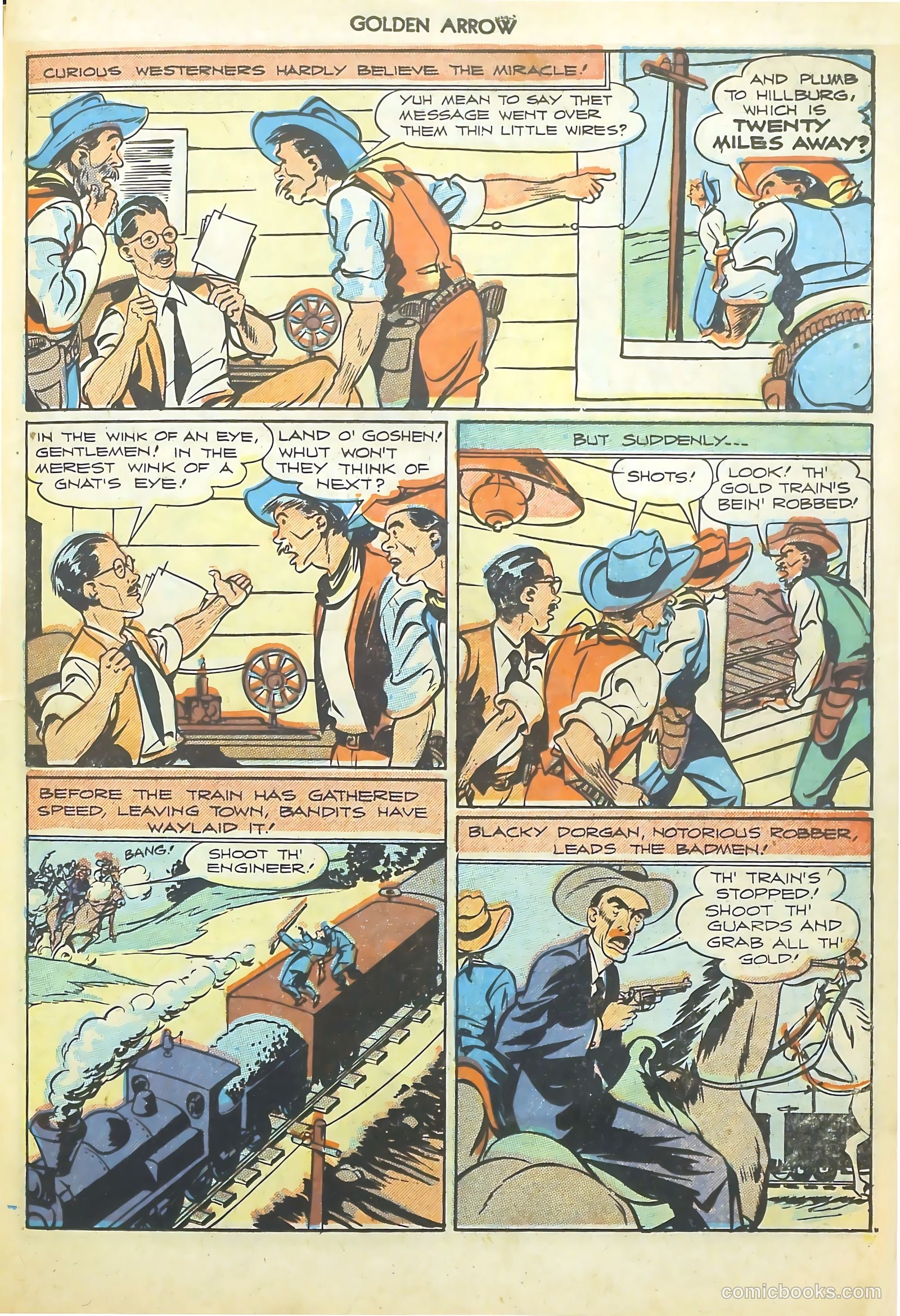 Golden Arrow #6 (1947) — page 23 of 37