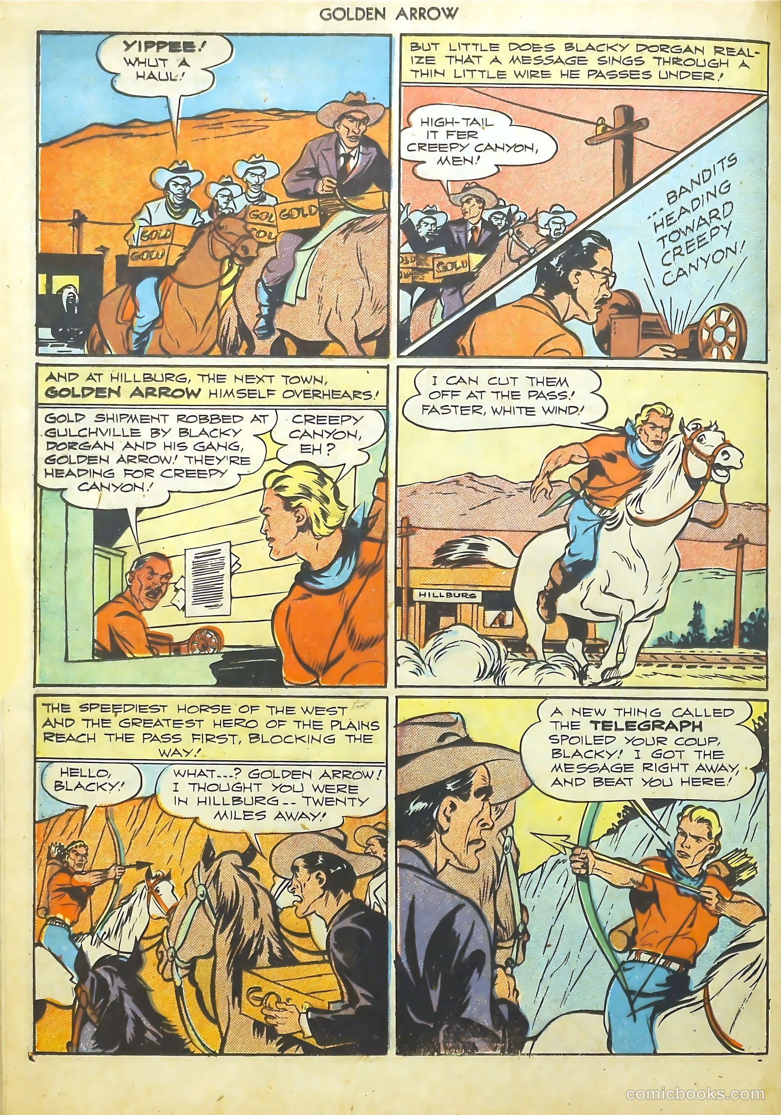 Golden Arrow #6 (1947) — page 24 of 37