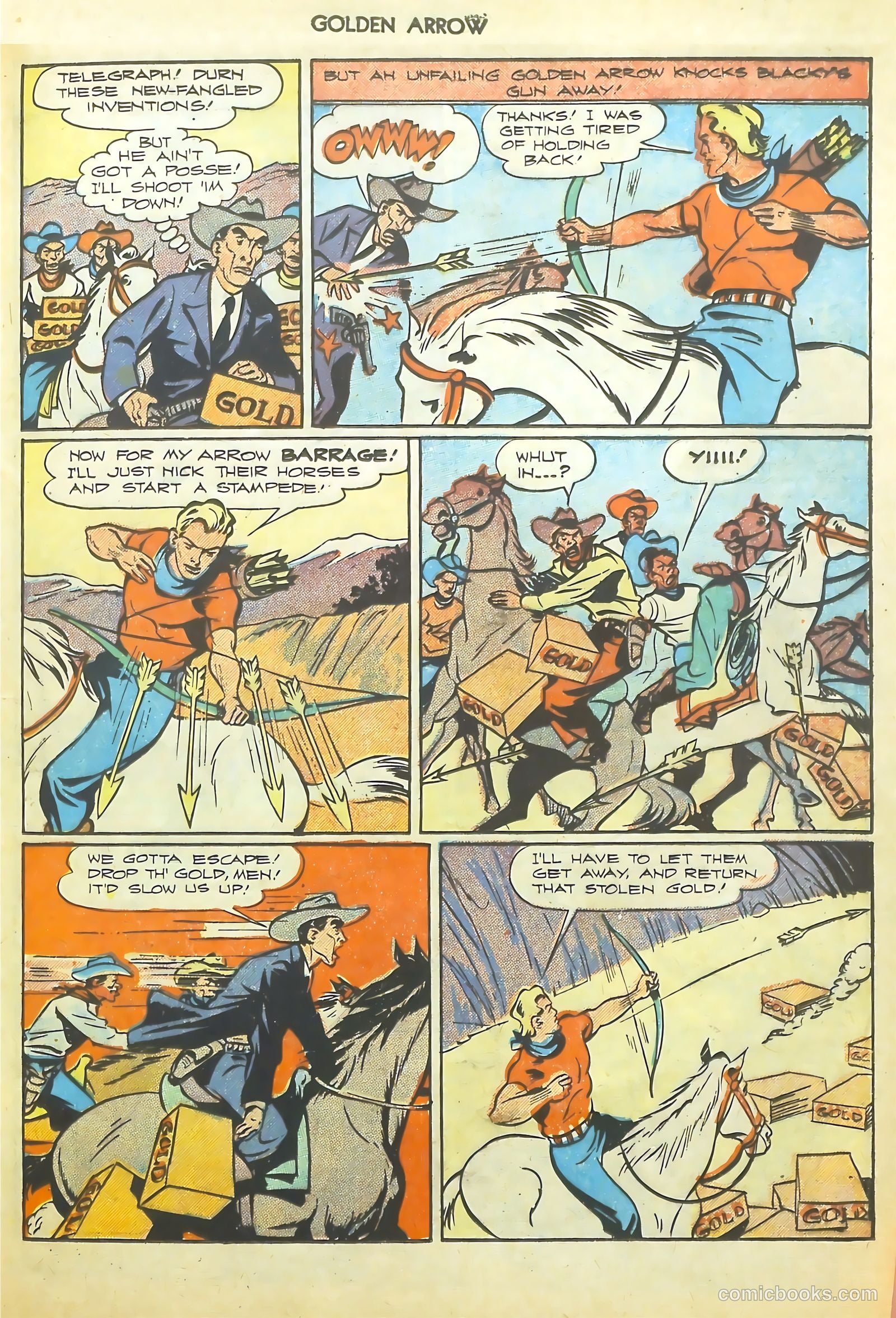 Golden Arrow #6 (1947) — page 25 of 37
