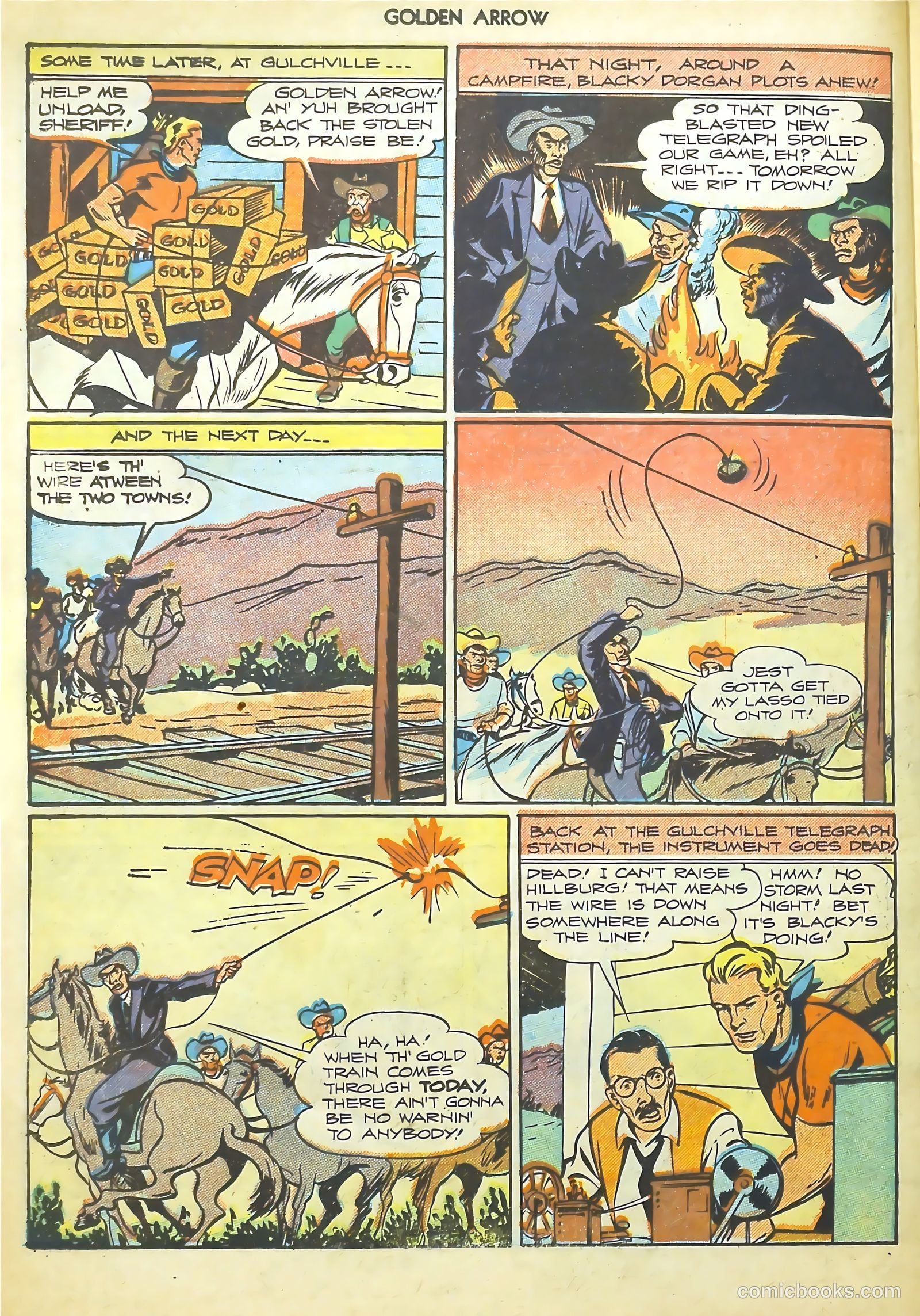 Golden Arrow #6 (1947) — page 26 of 37