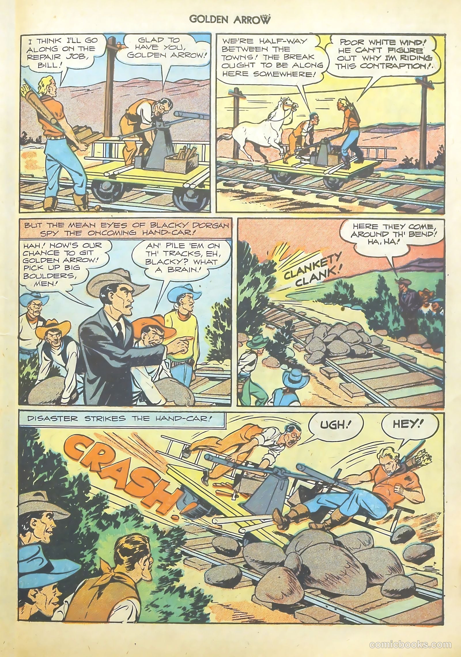 Golden Arrow #6 (1947) — page 27 of 37