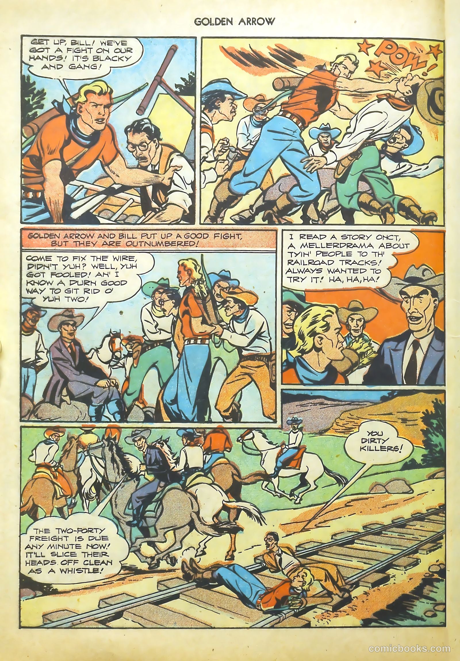 Golden Arrow #6 (1947) — page 28 of 37