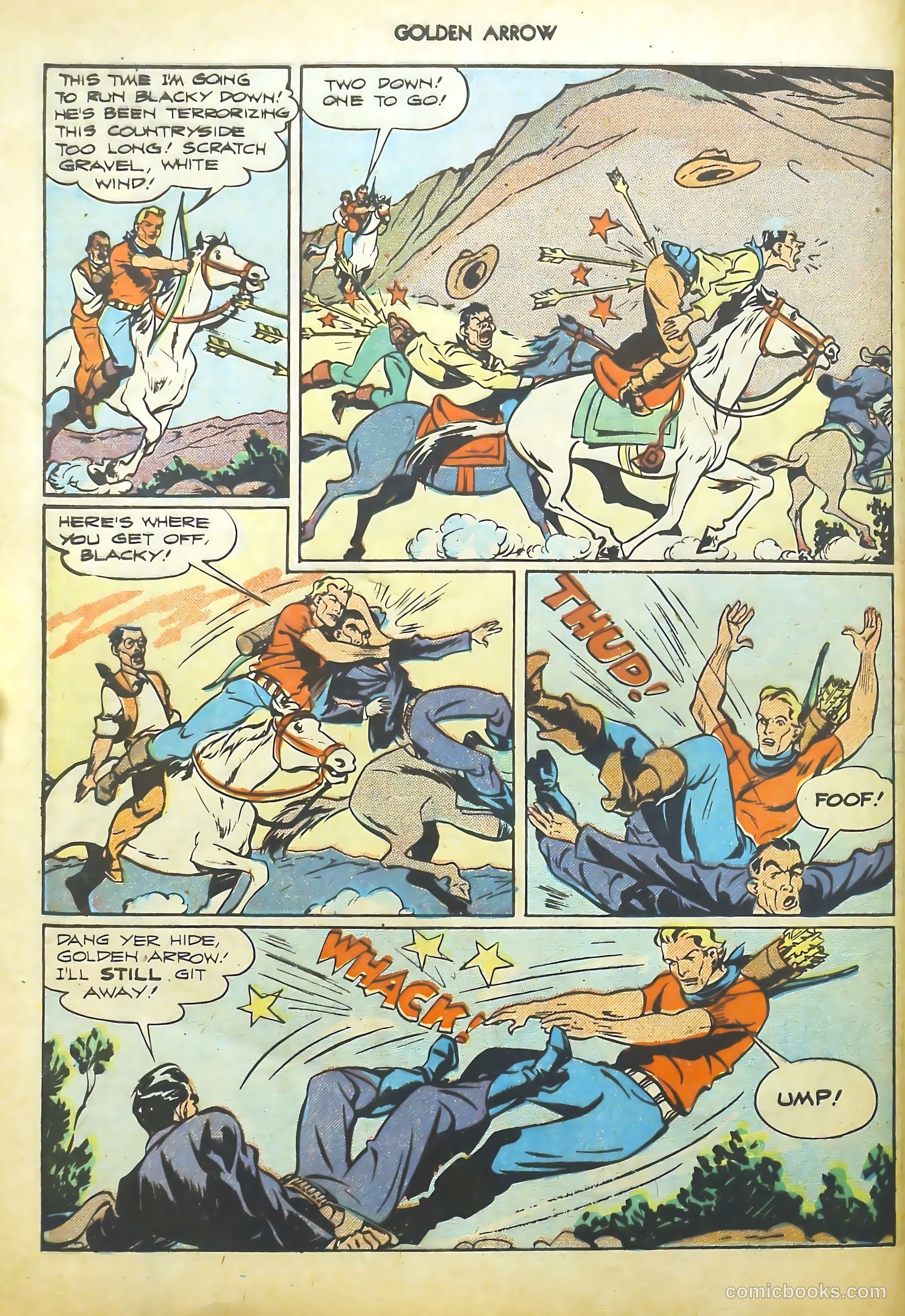 Golden Arrow #6 (1947) — page 32 of 37