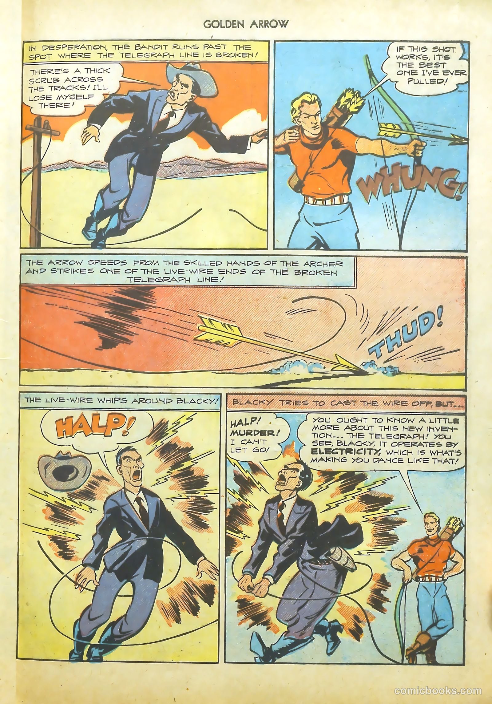 Golden Arrow #6 (1947) — page 33 of 37