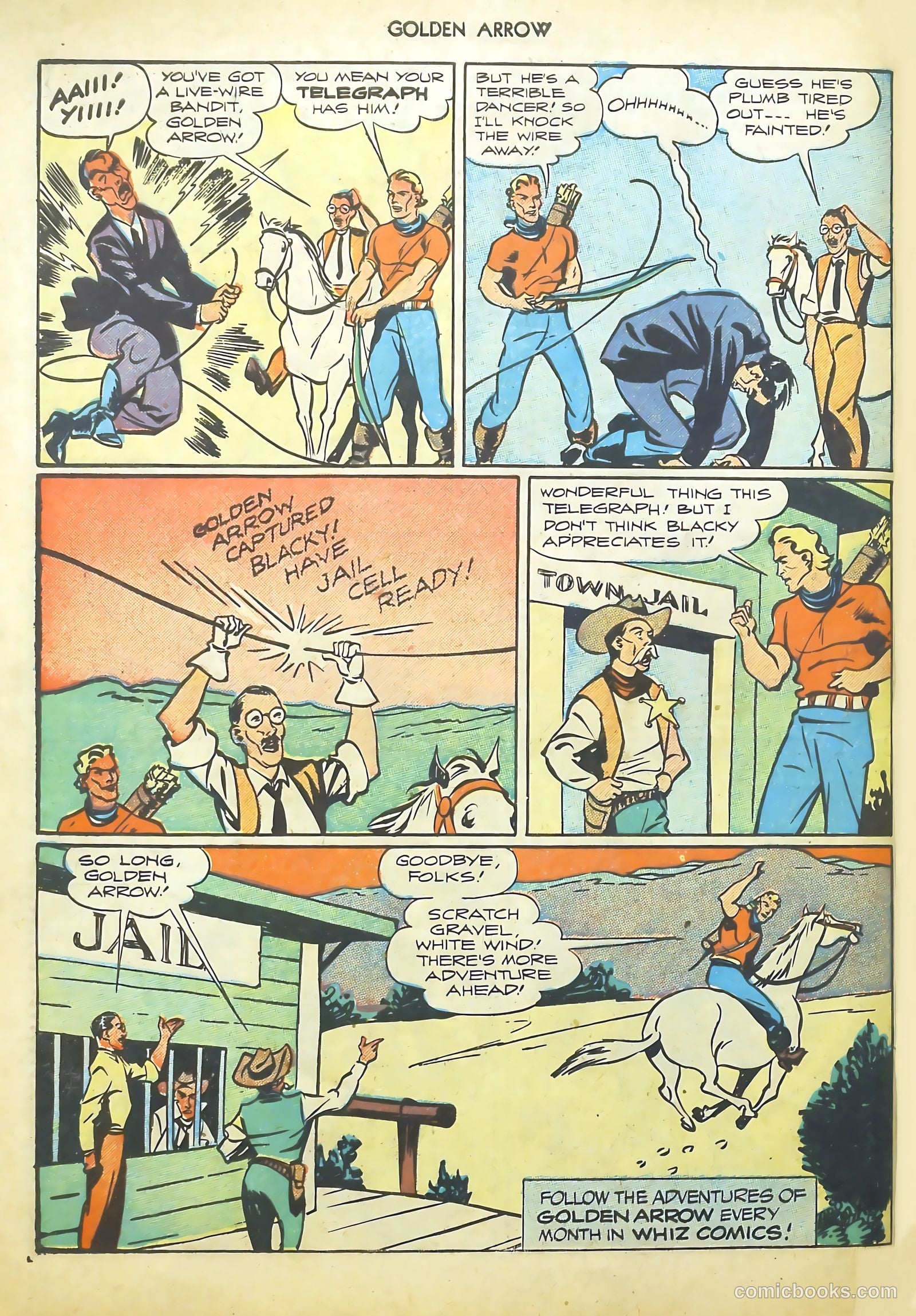 Golden Arrow #6 (1947) — page 34 of 37