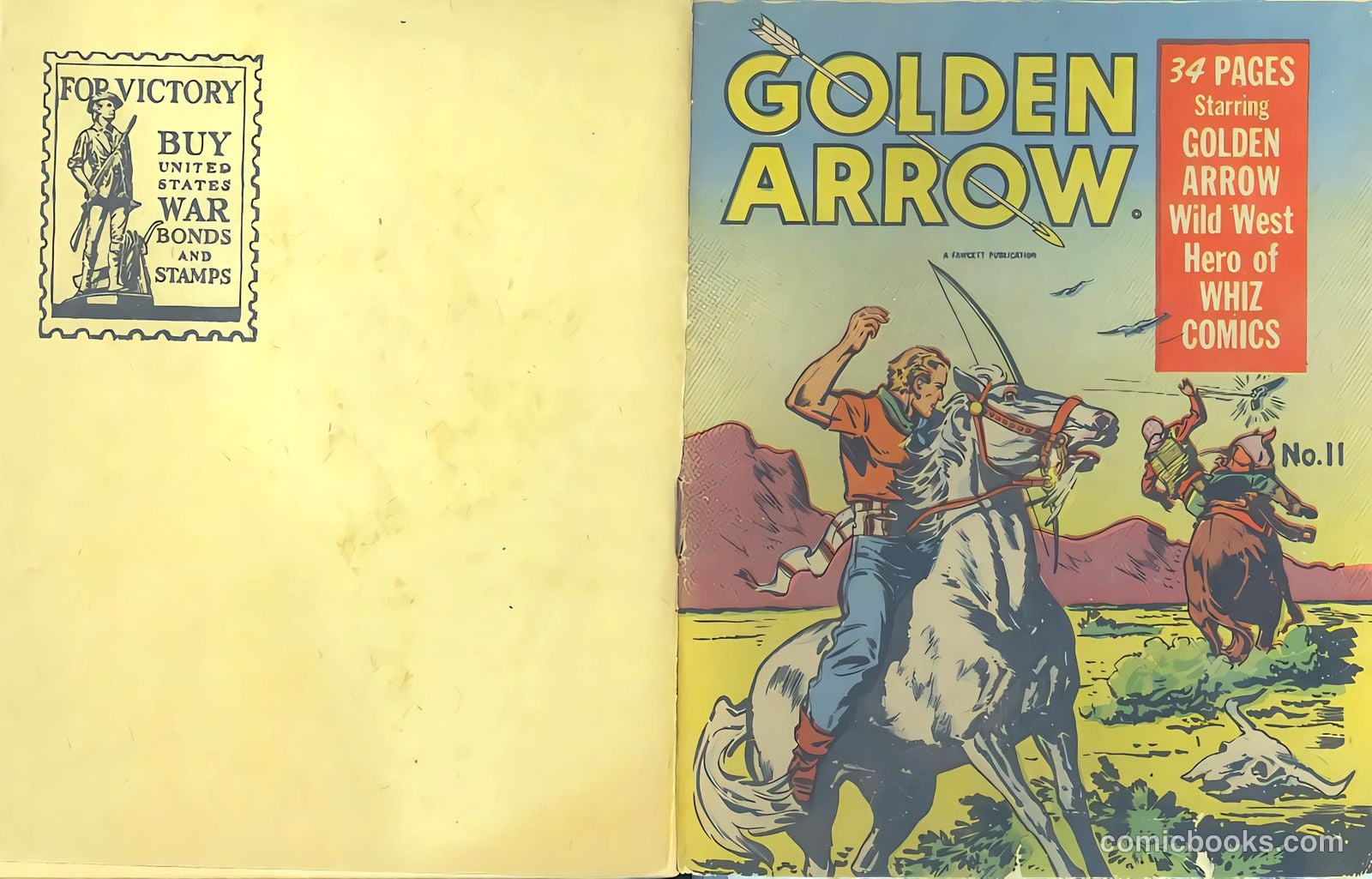 Golden Arrow [Mighty Midget Comic] #11