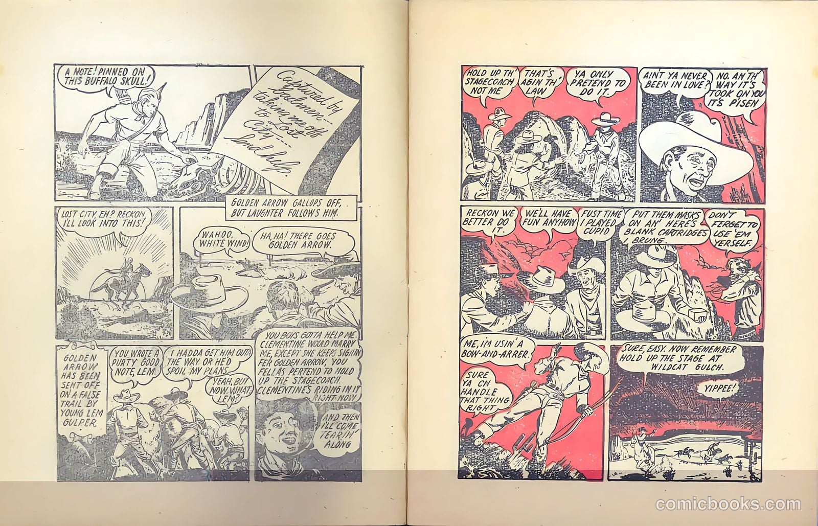 Golden Arrow [Mighty Midget Comic] #11 (1942) — page 3 of 18