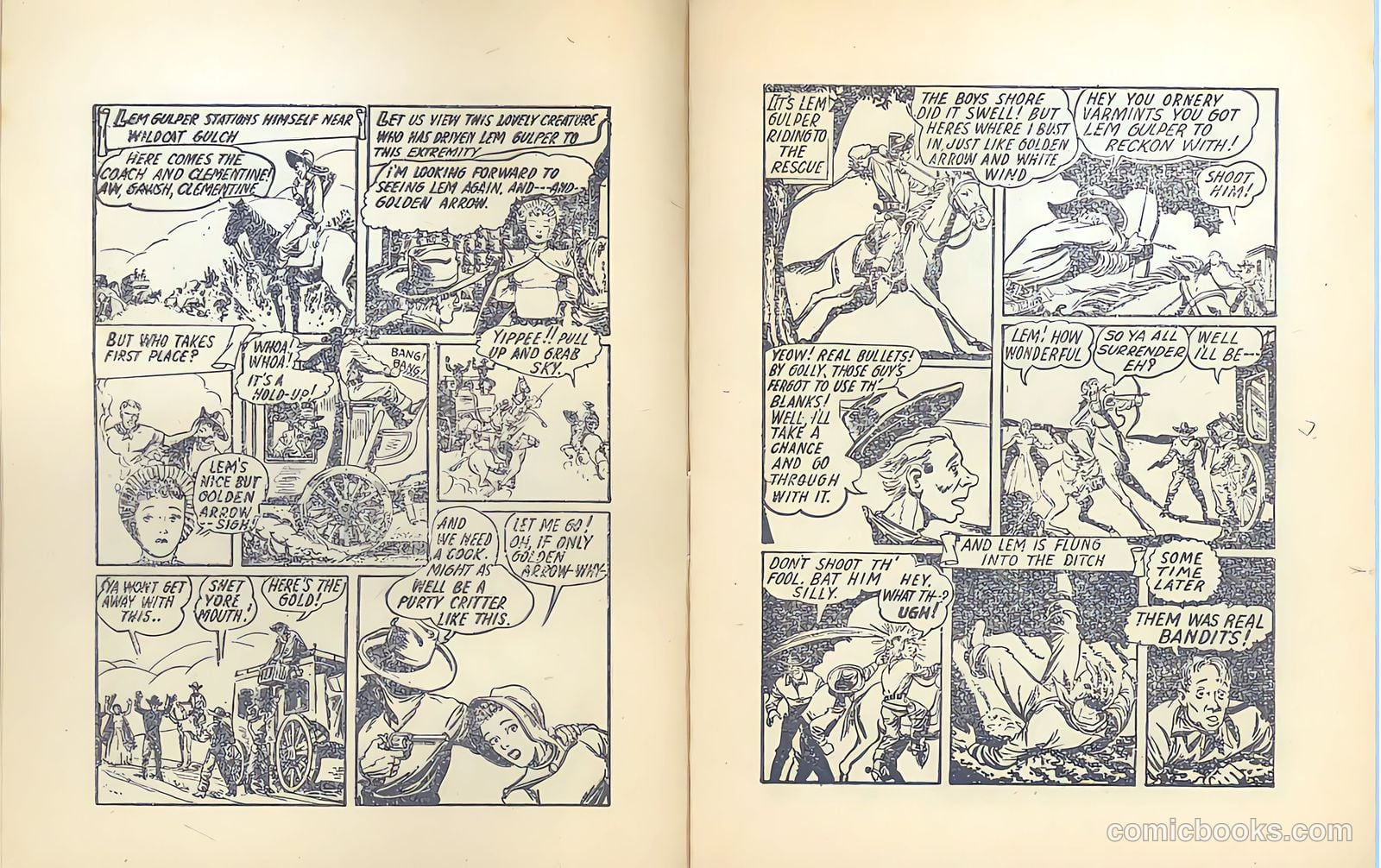 Golden Arrow [Mighty Midget Comic] #11 (1942) — page 4 of 18