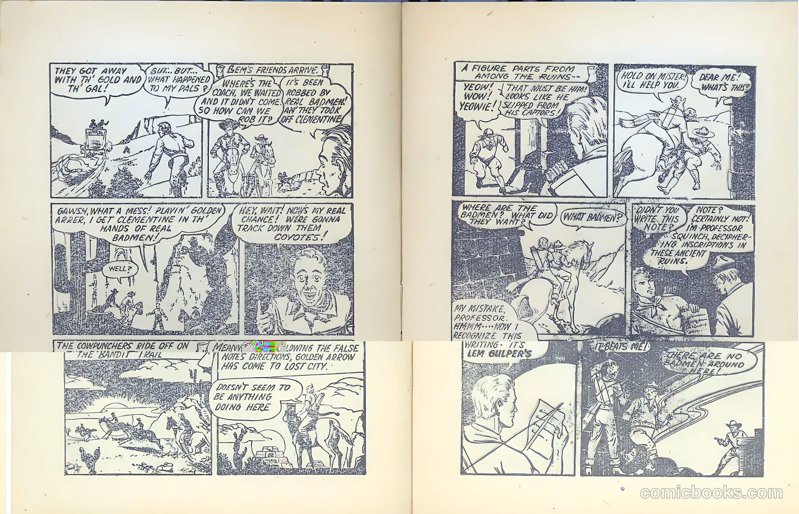 Golden Arrow [Mighty Midget Comic] #11 (1942) — page 5 of 18