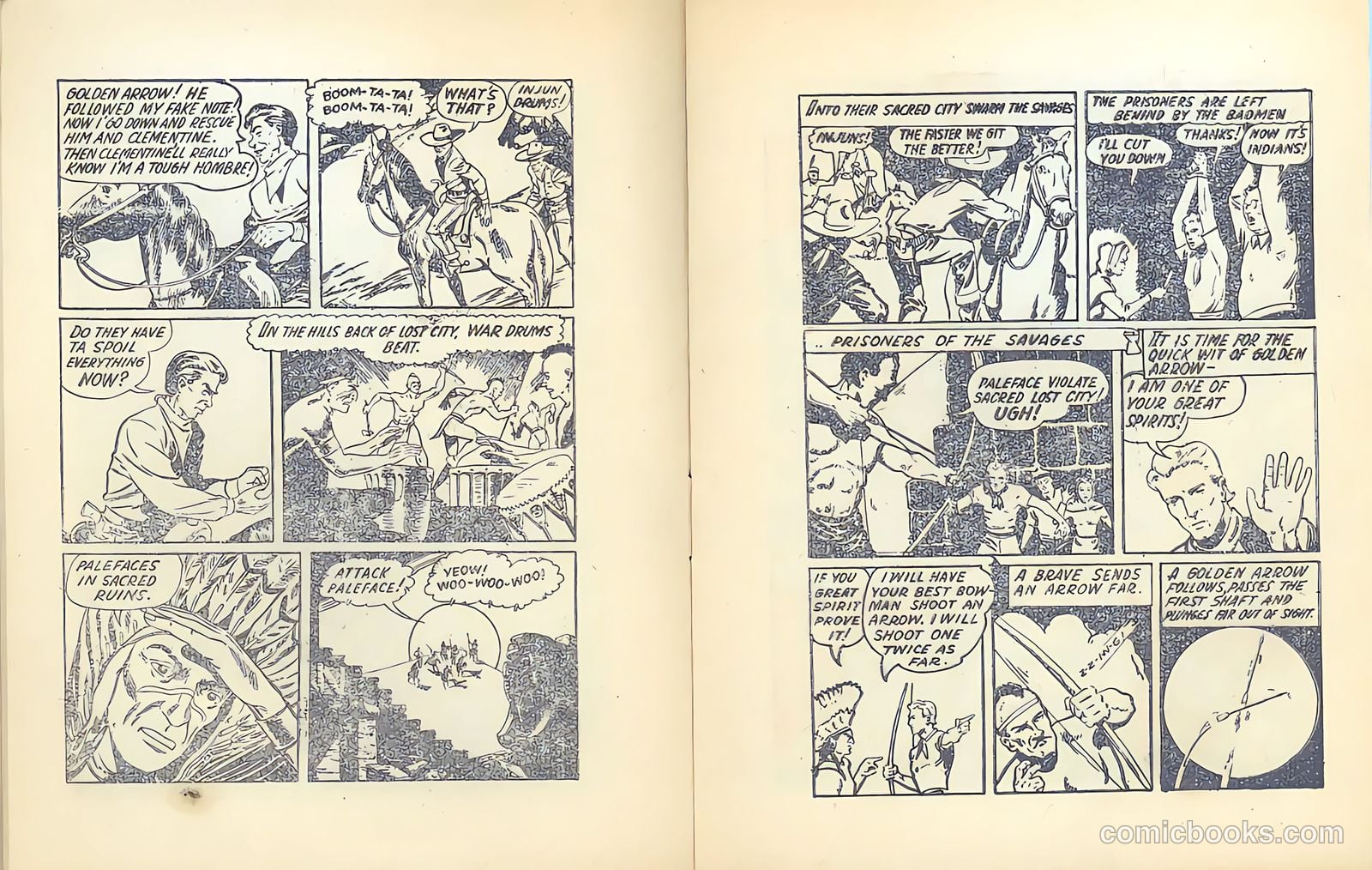 Golden Arrow [Mighty Midget Comic] #11 (1942) — page 7 of 18