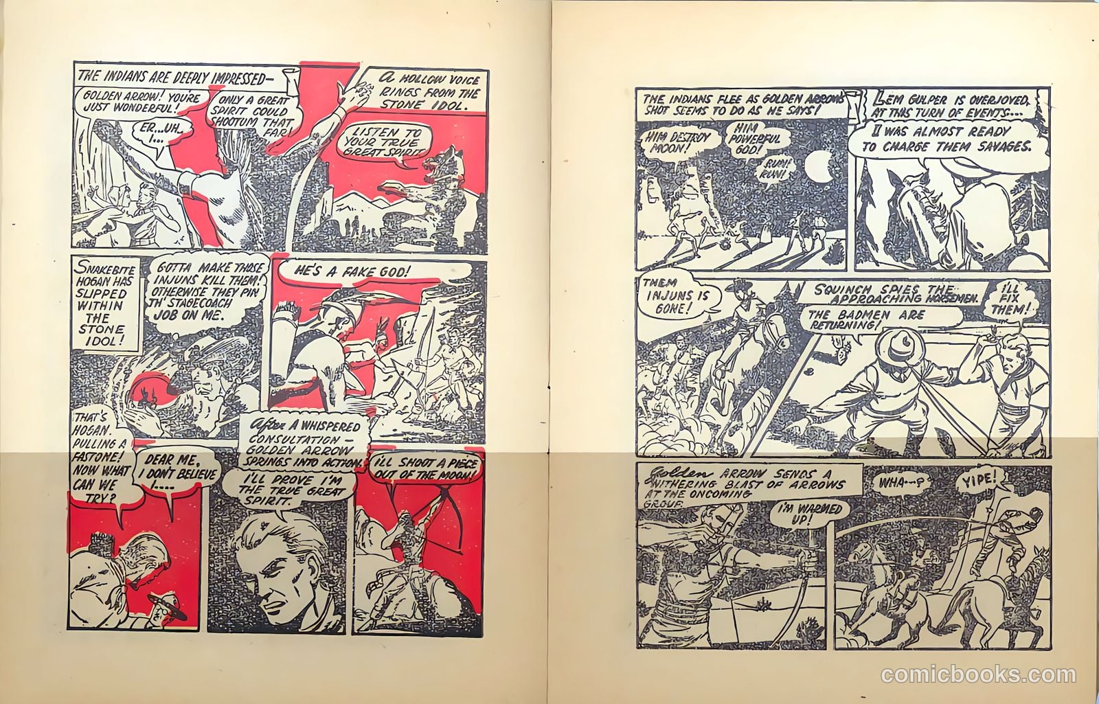 Golden Arrow [Mighty Midget Comic] #11 (1942) — page 8 of 18