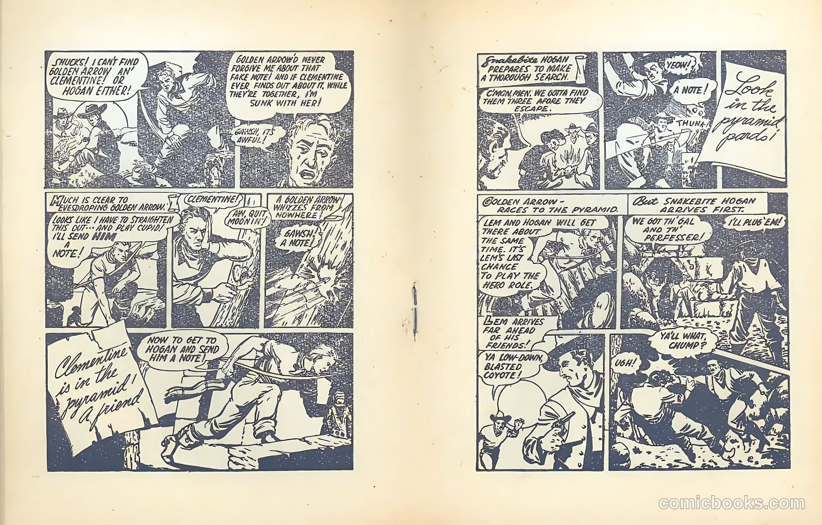 Golden Arrow [Mighty Midget Comic] #11 (1942) — page 10 of 18