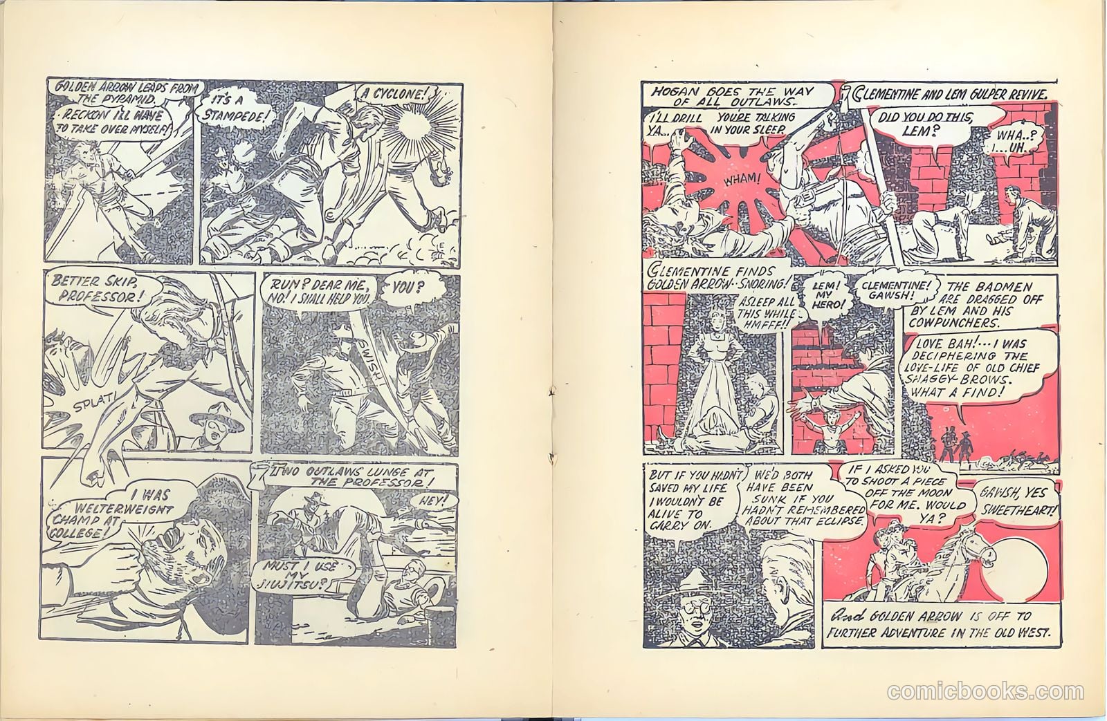 Golden Arrow [Mighty Midget Comic] #11 (1942) — page 11 of 18