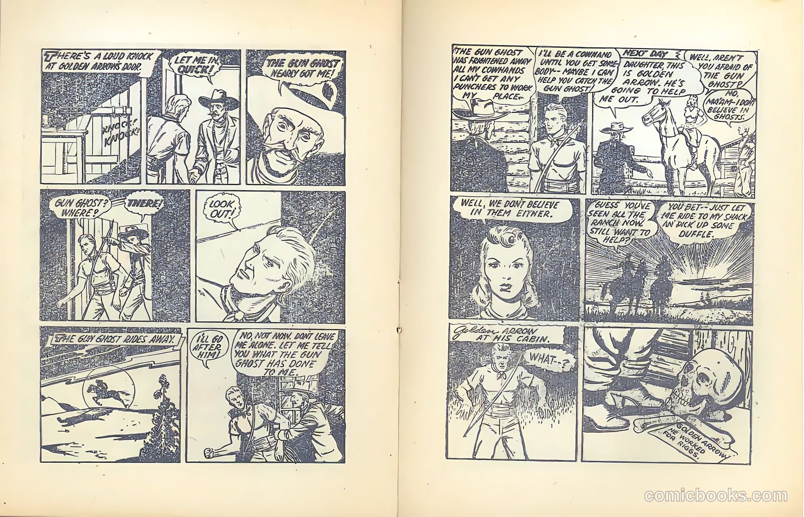 Golden Arrow [Mighty Midget Comic] #11 (1942) — page 13 of 18