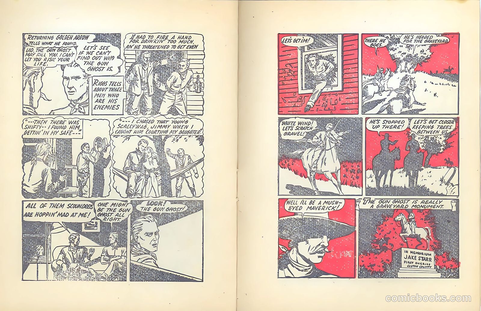 Golden Arrow [Mighty Midget Comic] #11 (1942) — page 14 of 18