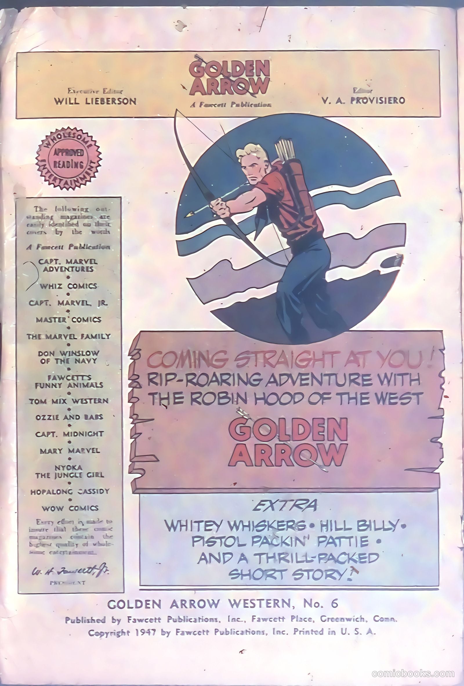 Golden Arrow Western #6 (1947) — page 2 of 36