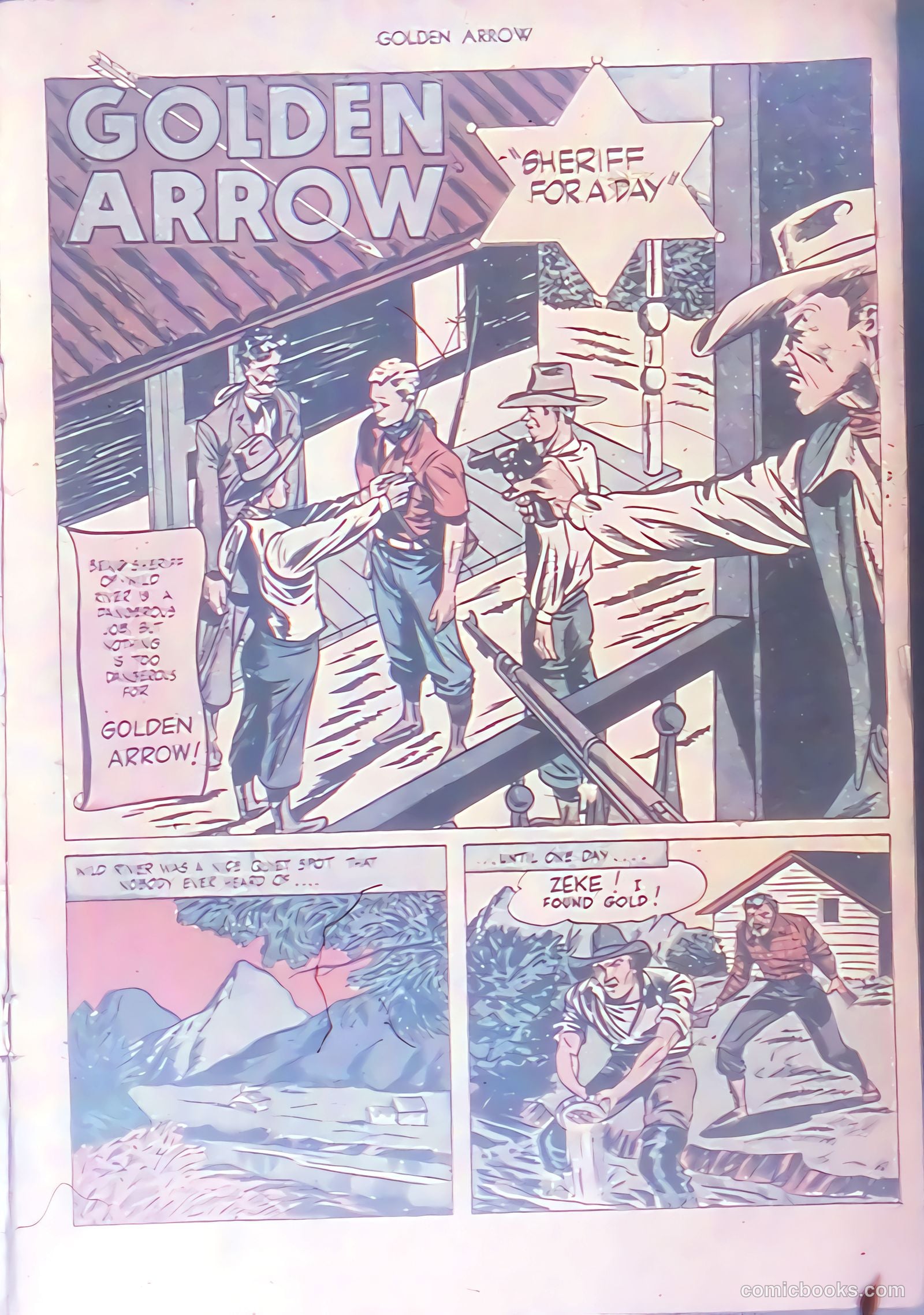 Golden Arrow Western #6 (1947) — page 3 of 36