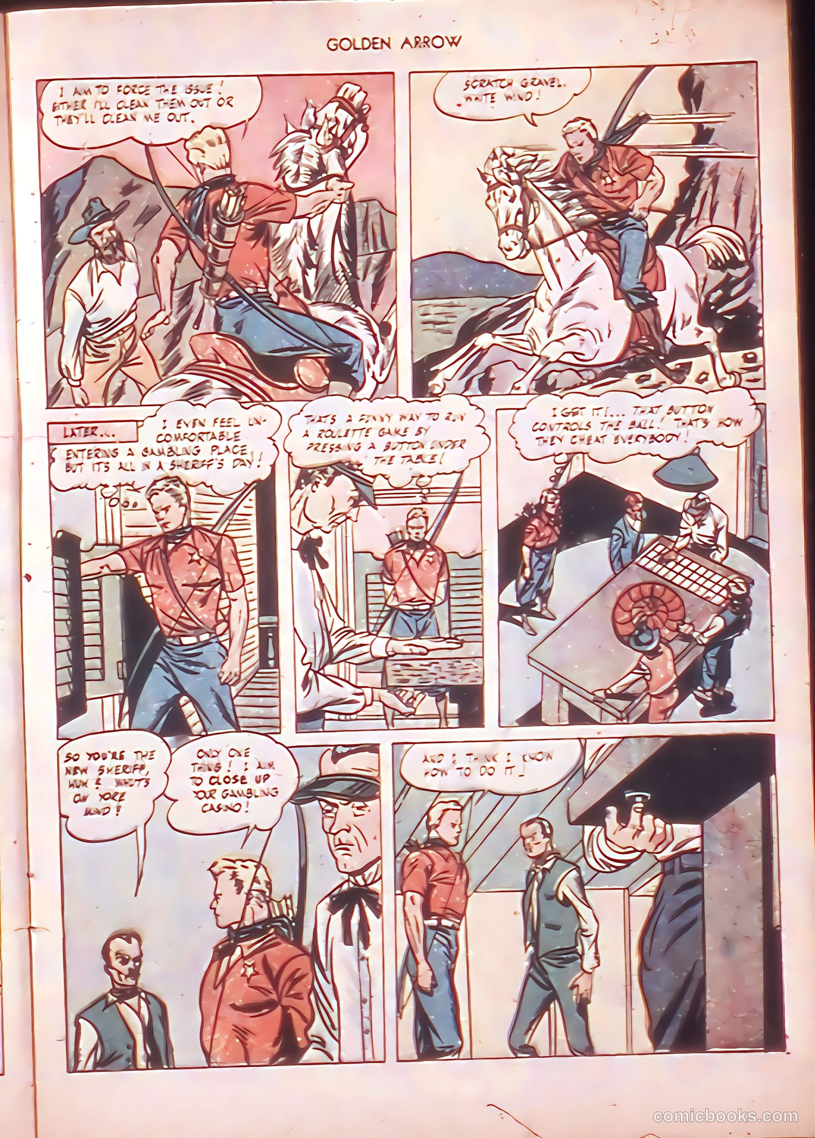 Golden Arrow Western #6 (1947) — page 9 of 36