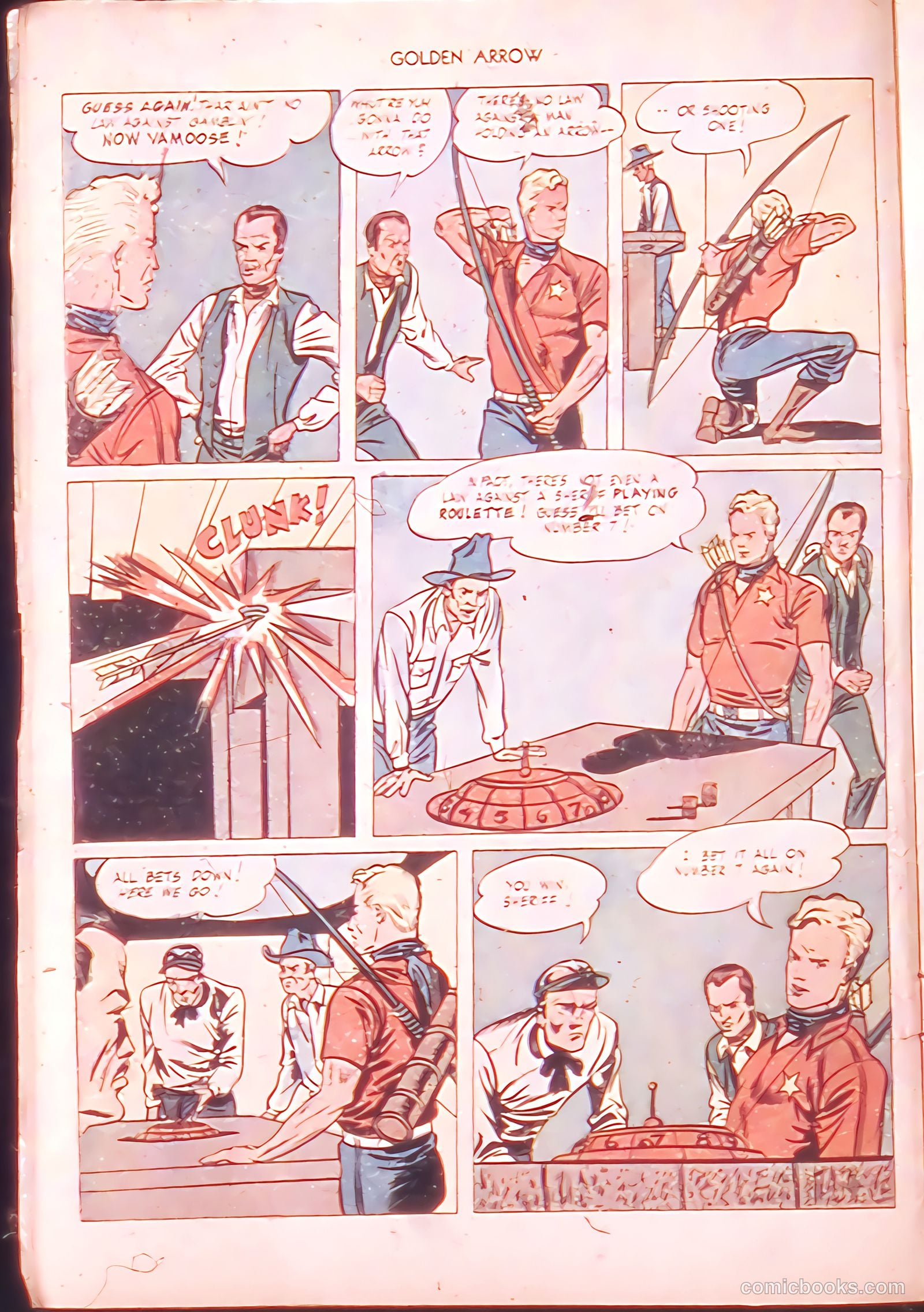 Golden Arrow Western #6 (1947) — page 10 of 36