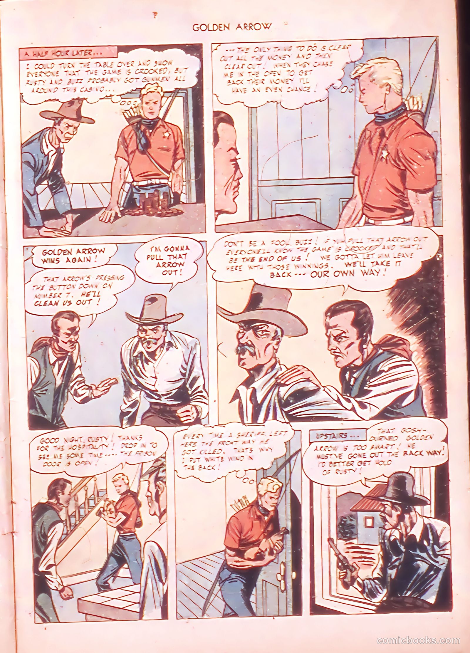 Golden Arrow Western #6 (1947) — page 11 of 36