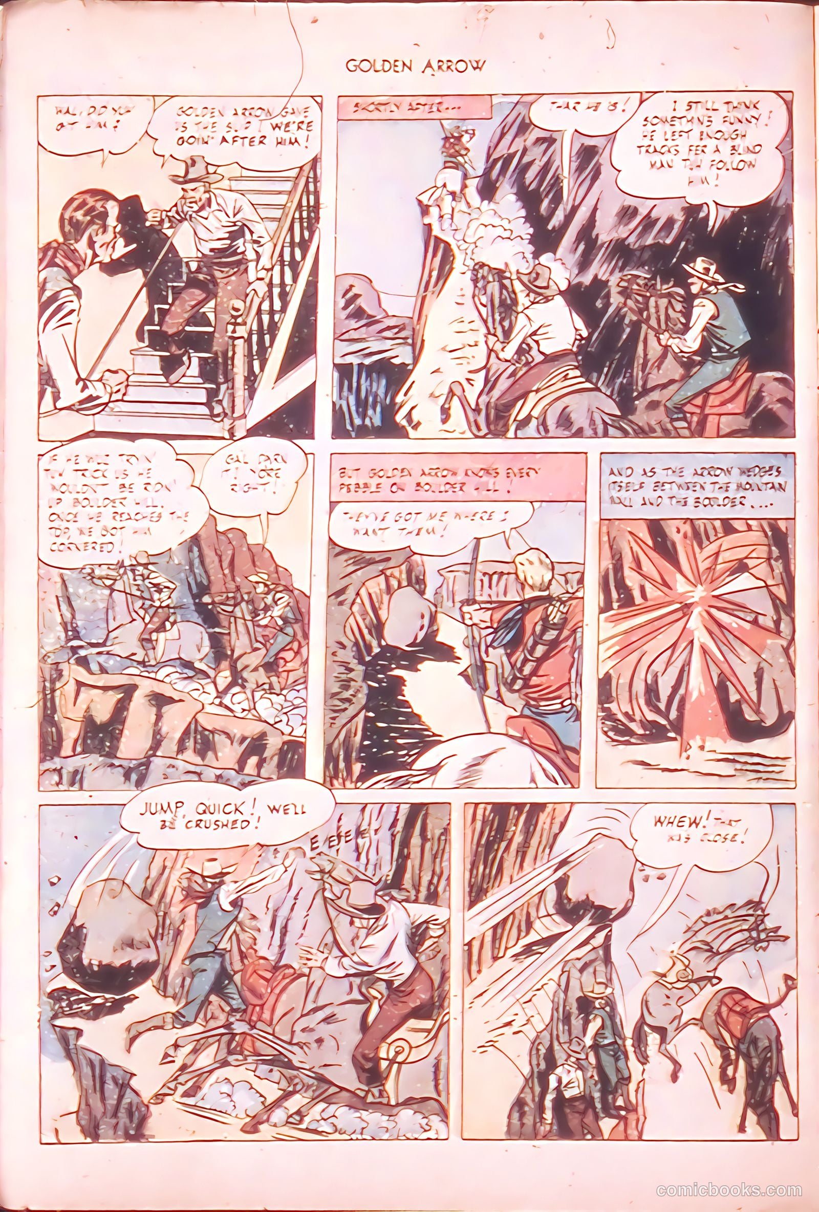 Golden Arrow Western #6 (1947) — page 12 of 36