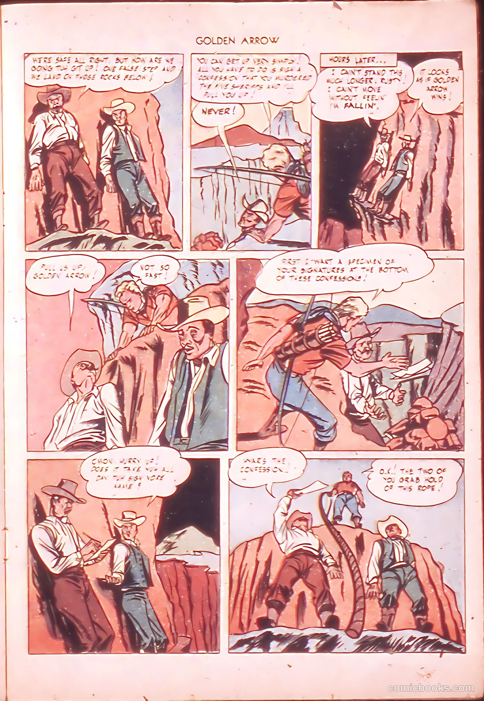 Golden Arrow Western #6 (1947) — page 13 of 36