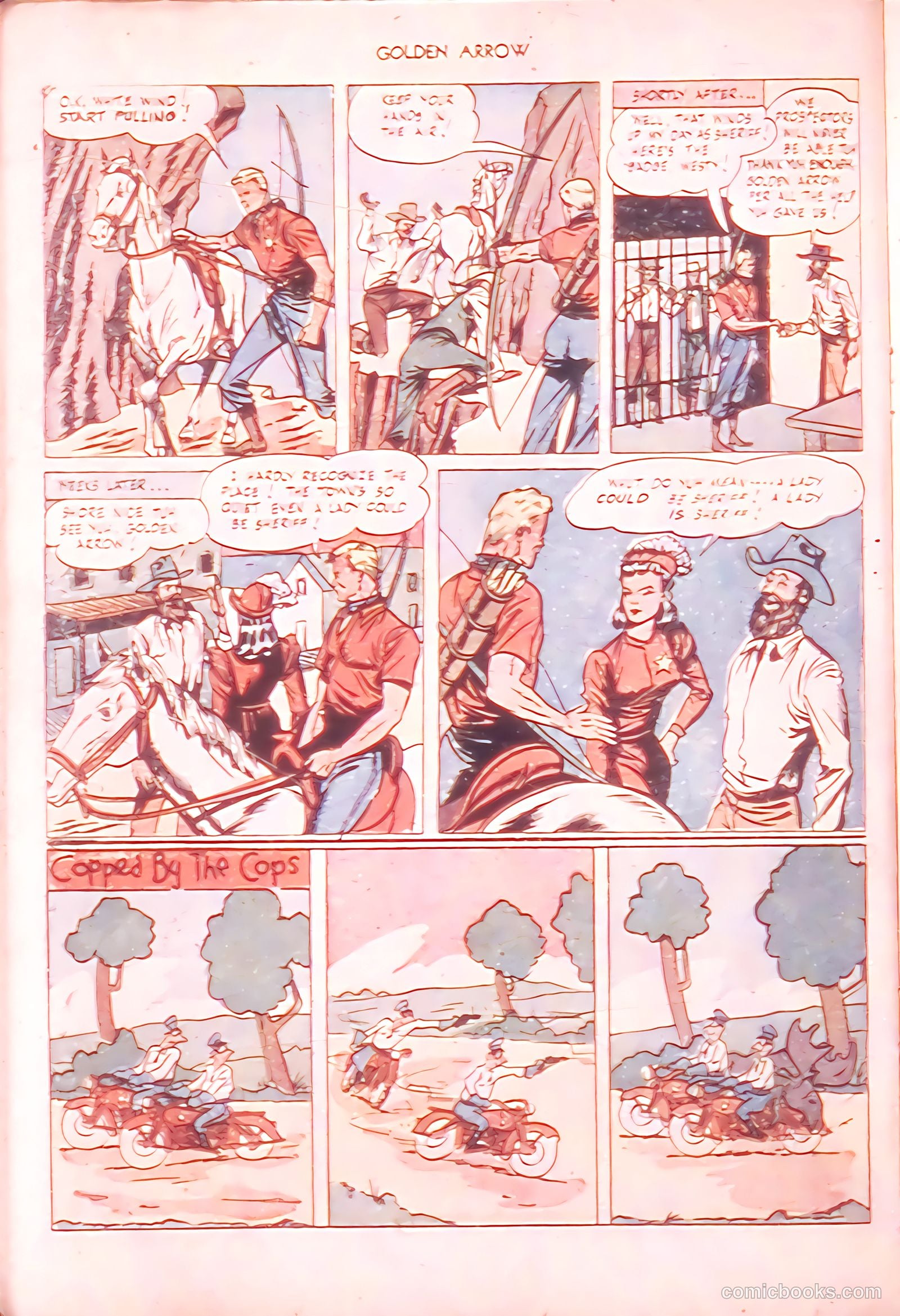 Golden Arrow Western #6 (1947) — page 14 of 36