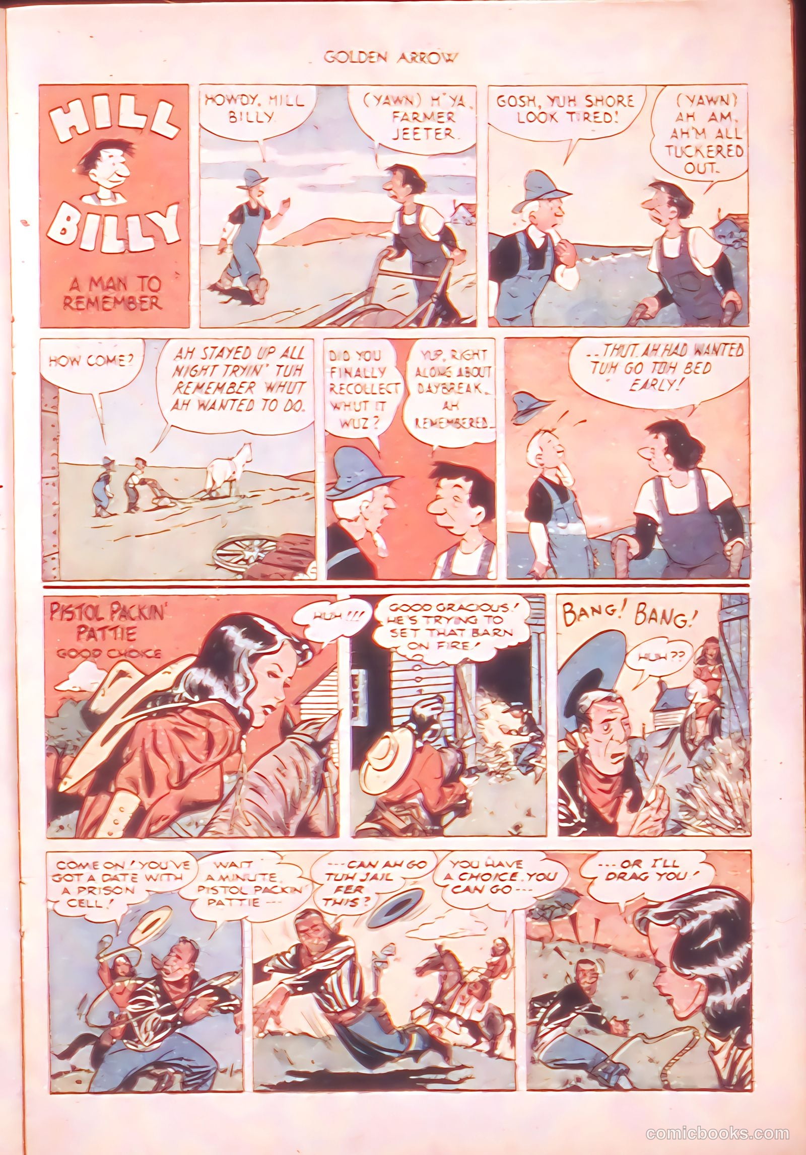 Golden Arrow Western #6 (1947) — page 15 of 36