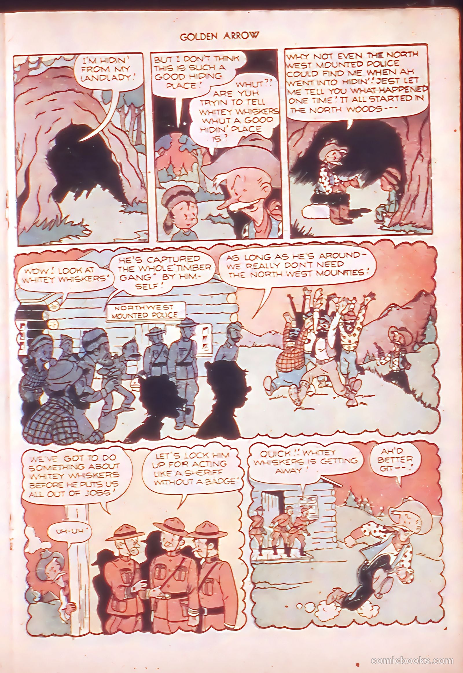 Golden Arrow Western #6 (1947) — page 19 of 36
