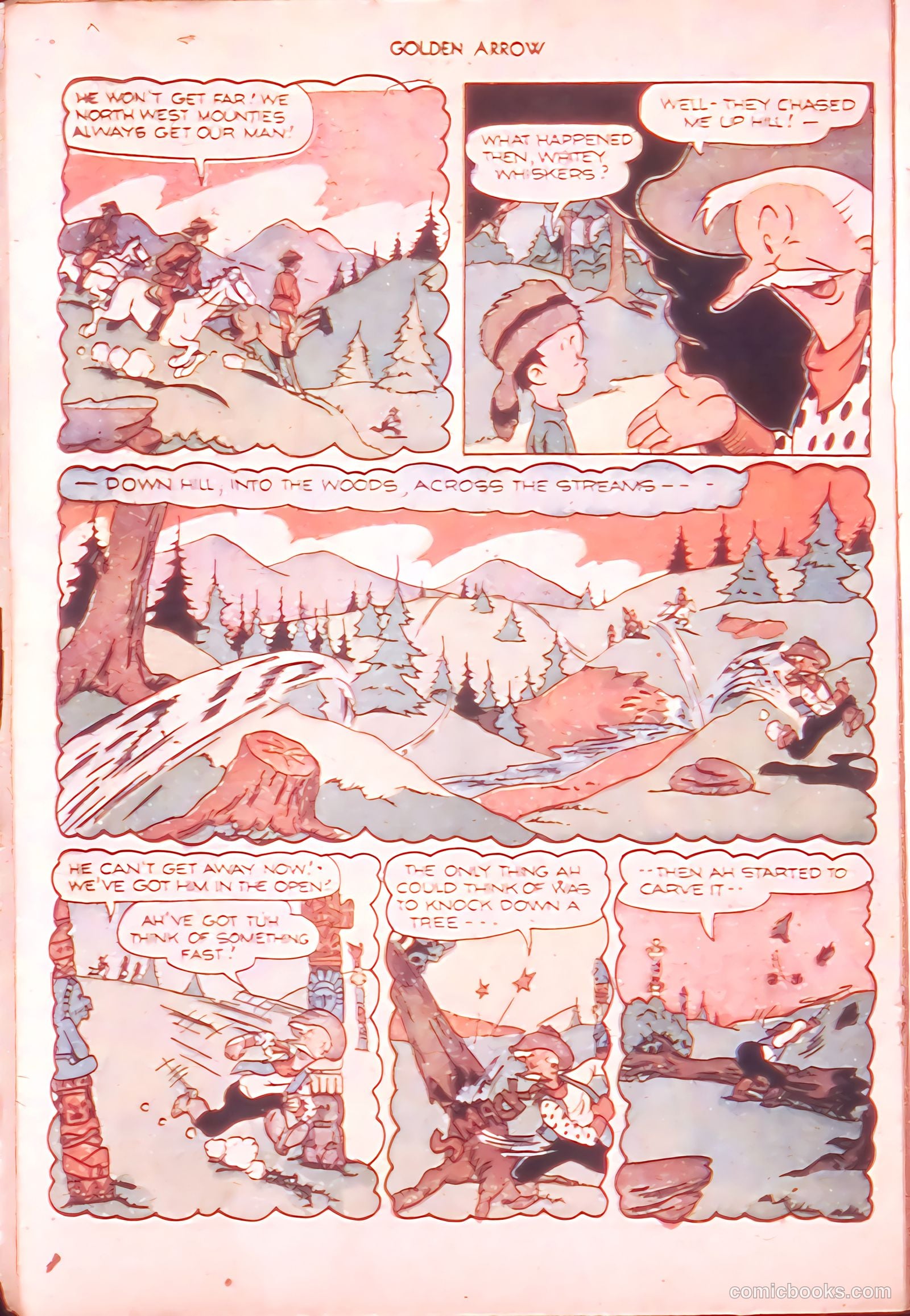 Golden Arrow Western #6 (1947) — page 20 of 36