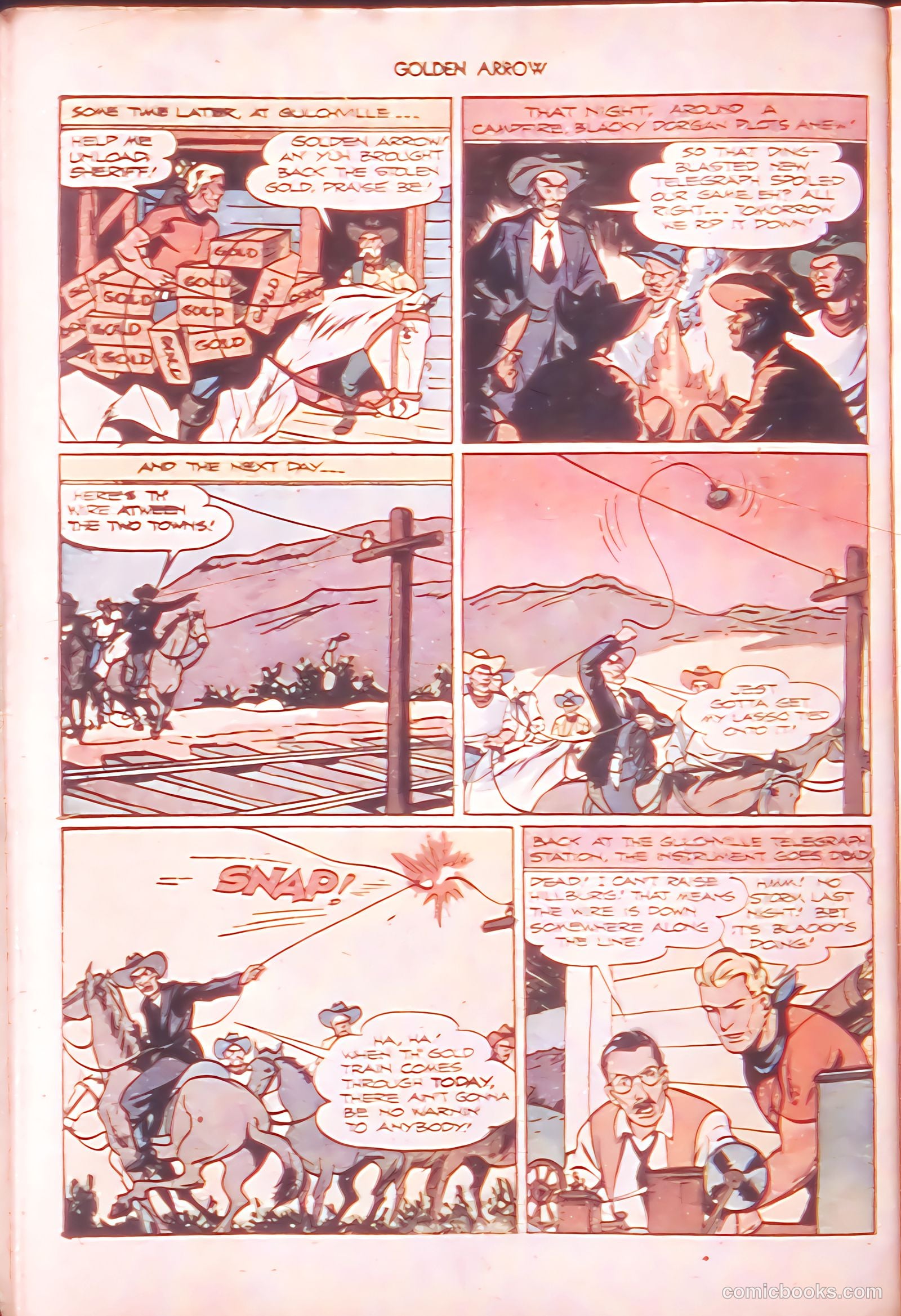 Golden Arrow Western #6 (1947) — page 26 of 36