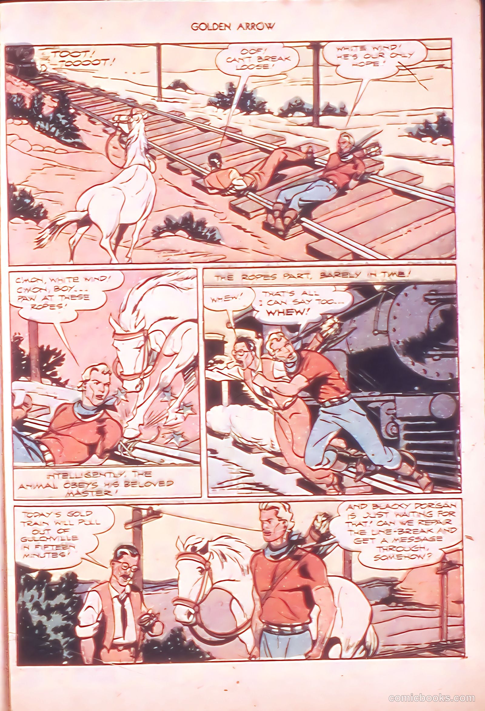 Golden Arrow Western #6 (1947) — page 29 of 36